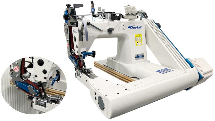 FDM Broderi BD-928XH-2PL/DD 3 İğne Merdaneli Kot Kollu, Direct Drive, Kafadan Motorlu, İğne Pozisyonlu