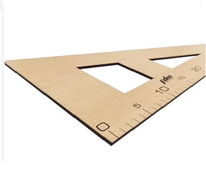 Fdm Büyük Gönye Tahta