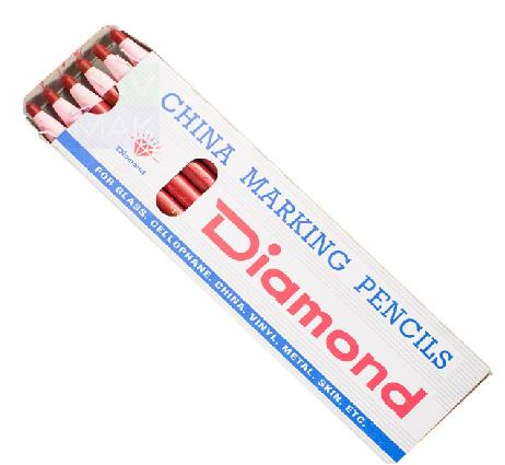 FDM Diamond Buharla Uçan İpli İşaret Kalemi Kırmızı
