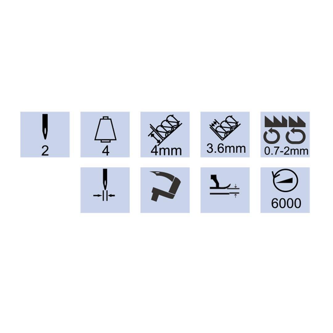 FDM Jack JK-E4S-4-M03/333 4 İplik Overlok Makinesi