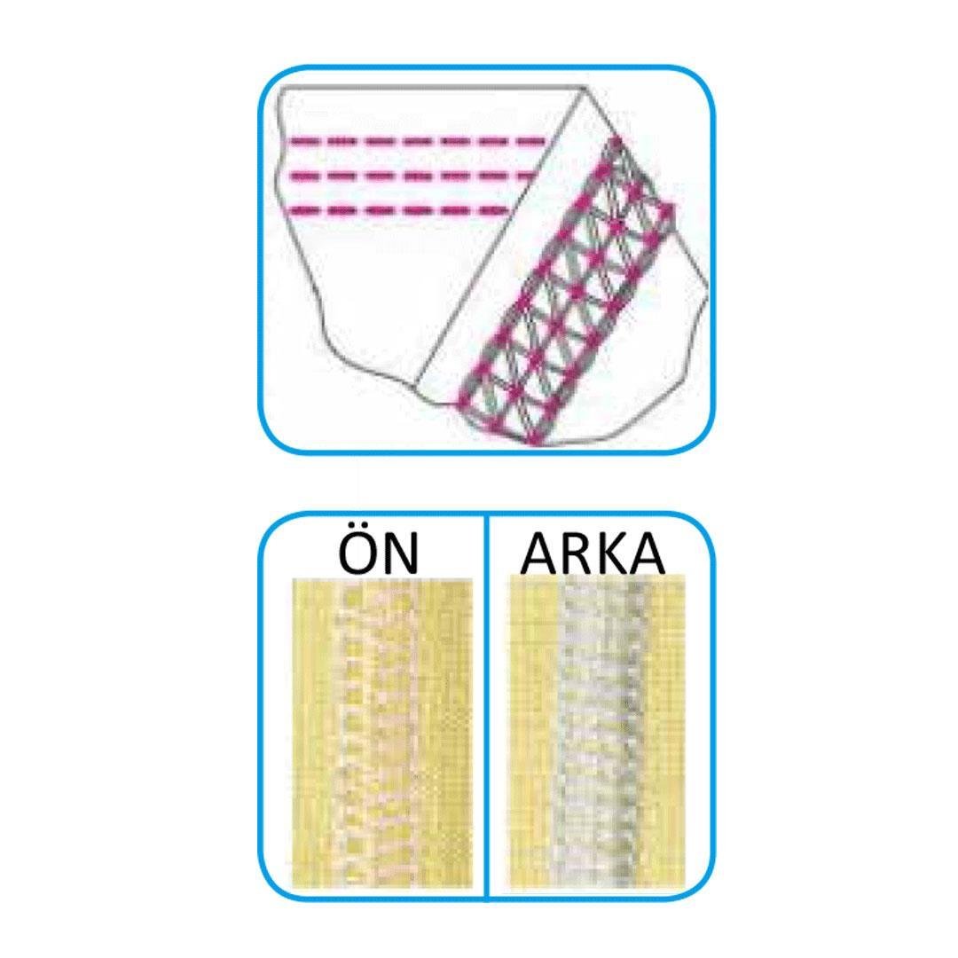 FDM Jack JK-W4-D-05CBX356 Bayan Kilot Reçme Sağdan Bıçaklı Elektronik Merdaneli
