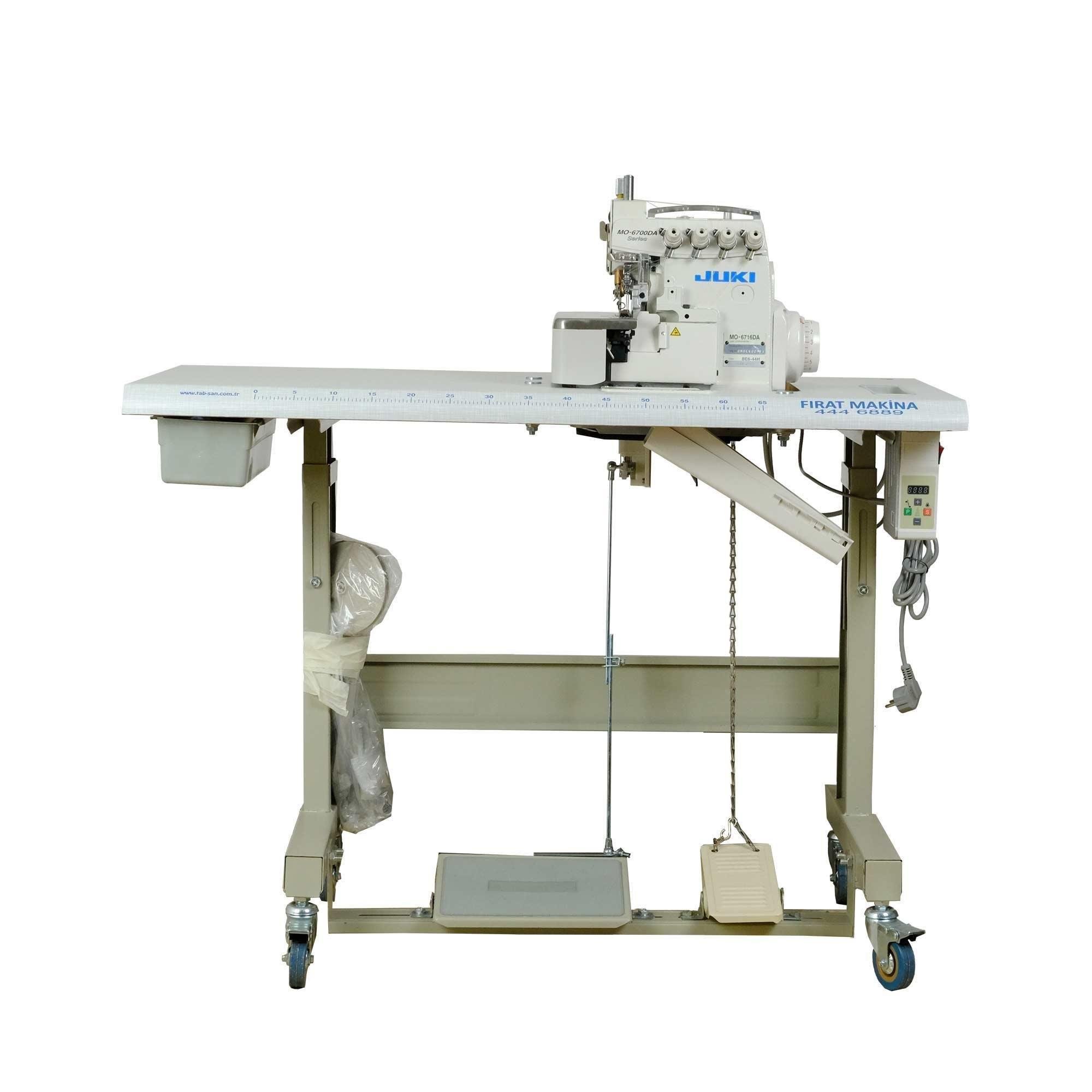 FDM Juki MO-6716 Kafadan Motorlu 5 İplik Overlok Makinesi