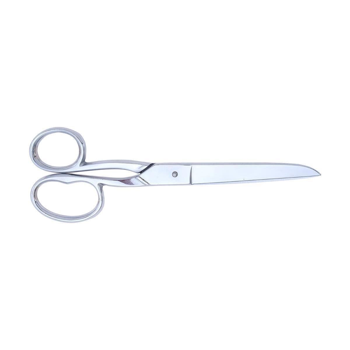 FDM Merze 4257-8 Krom Kaplama Ev Ve Saya Makası Çift Parmak D-165 No:8 (20 cm)
