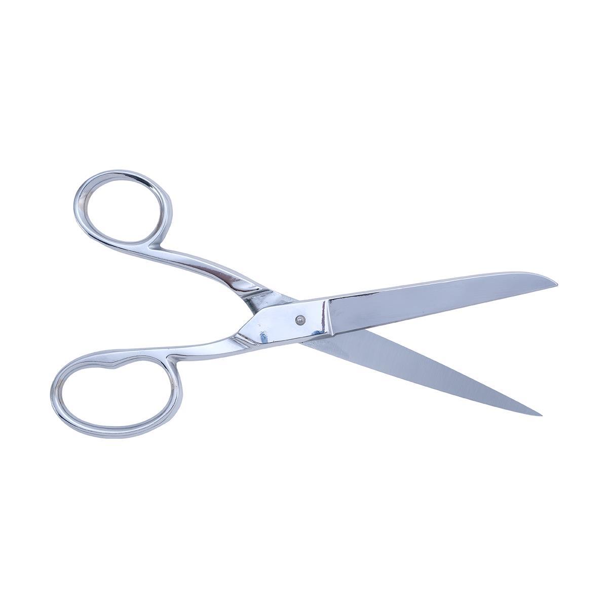 FDM Merze 4257-8 Krom Kaplama Ev Ve Saya Makası Çift Parmak D-165 No:8 (20 cm)