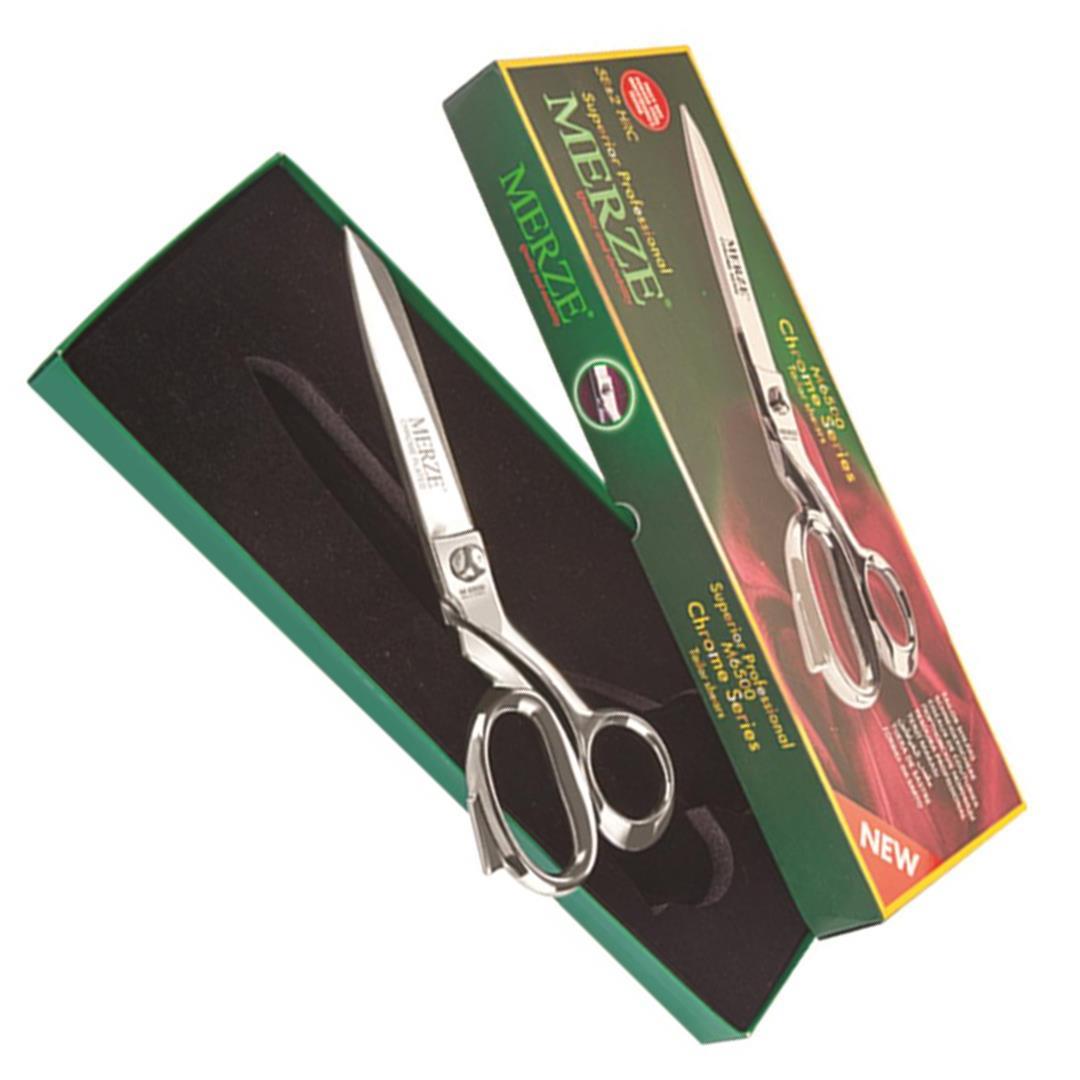 FDM Merze 6508 Özel Üretim Krom Kaplama Kutulu Terzi Makası  D-125 No:8 (20 cm)