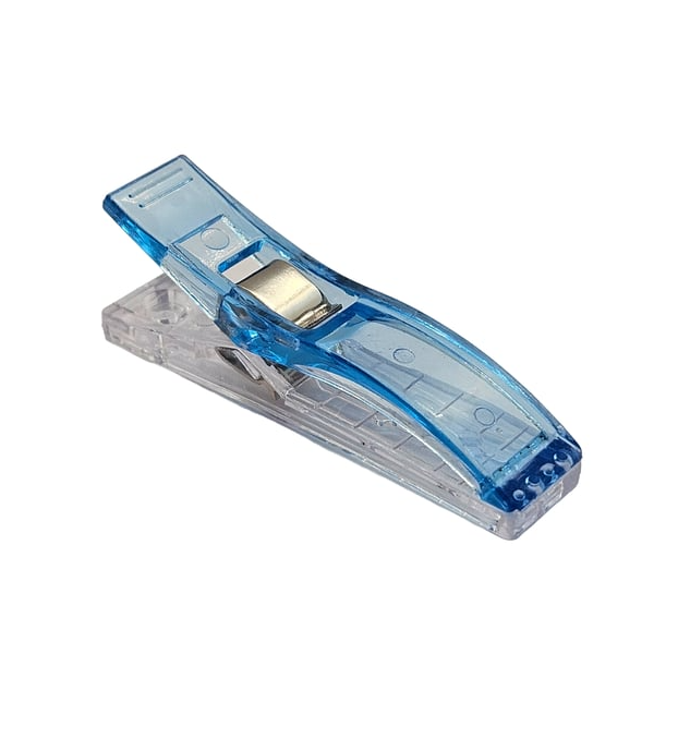 FDM Mini Plastik Maşa 56mm | Kumaş Mandalı | Dikiş, Nakış, Kağıt Sıkıştırma Maşası (1 Adet)