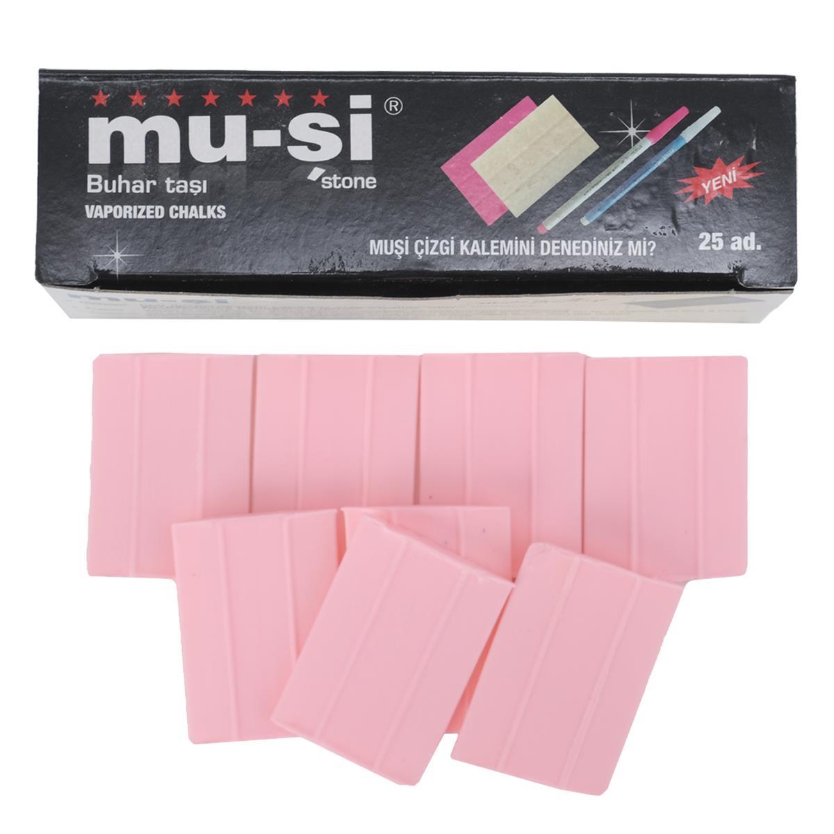 FDM Muşi Çizgi Taşı Pembe Renk 25 Adet
