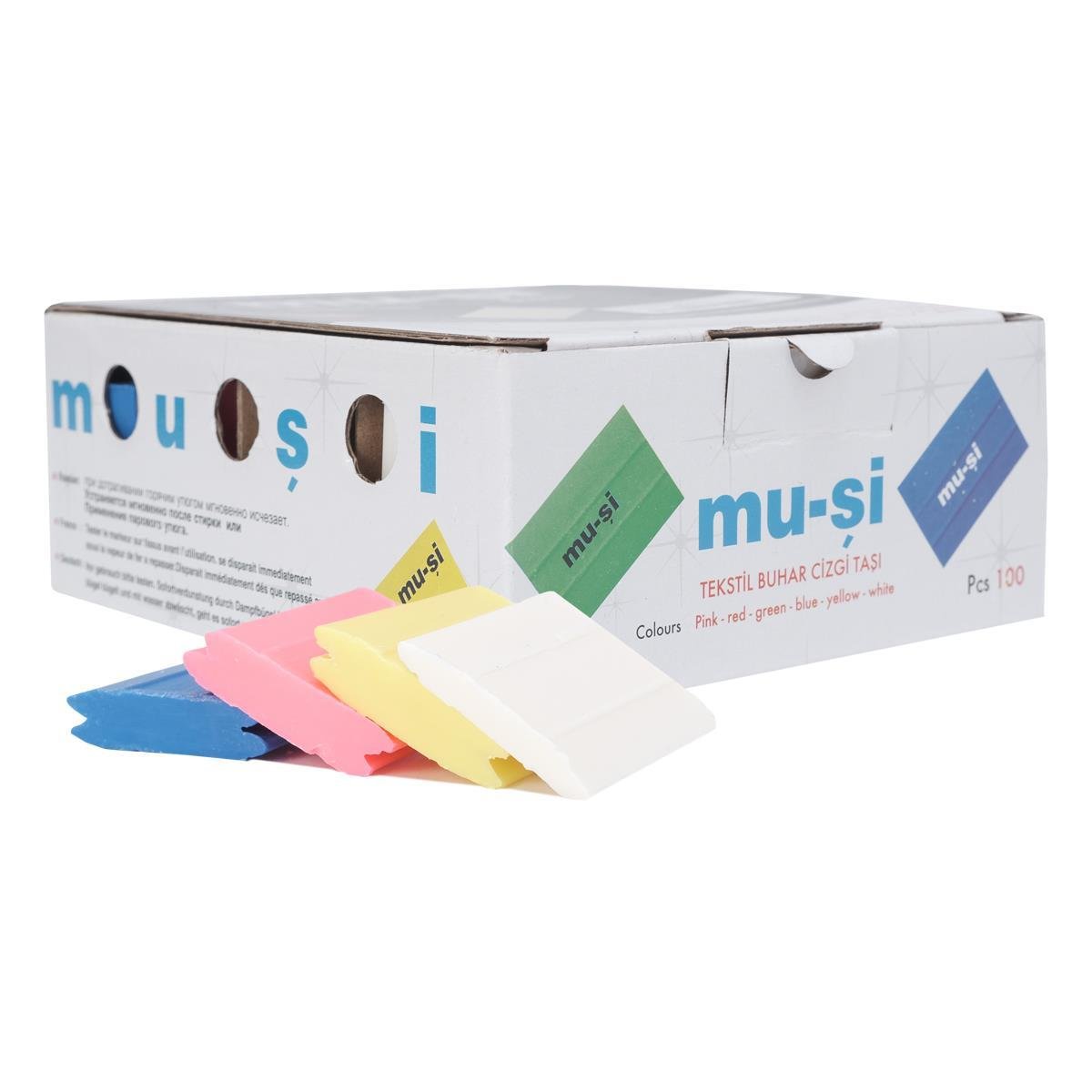 FDM Muşi Karışık Renkli Çizgi Taşı 100 Adet