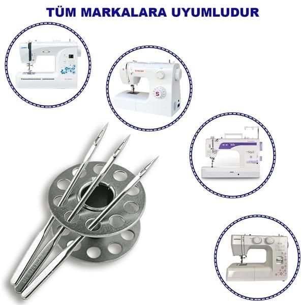 FDM Orange Ev Tipi Dikiş Makina İğnesi 12 Numara HAX1 (10 Adet)