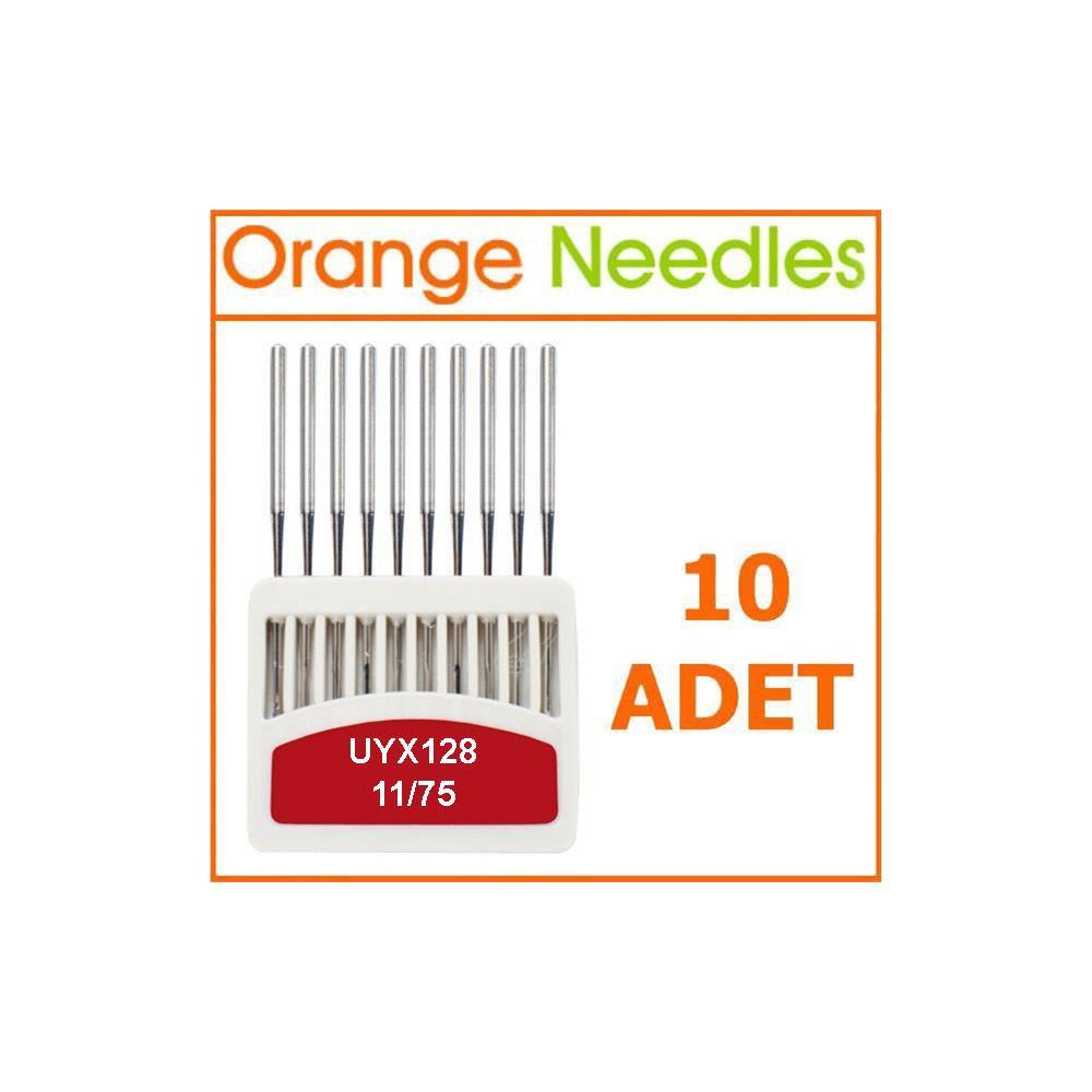 FDM Orange Uyx128 Uzun Reçme Makine İğnesi 11/75 Numara 