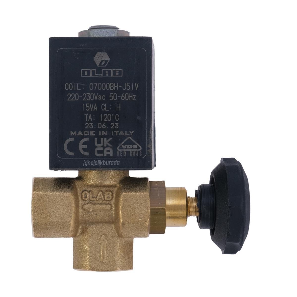 FDM Silter Ty 7000/G Kazanlı Ütü Olab Solenoid Valf 1/4'' Ayarlı Tip