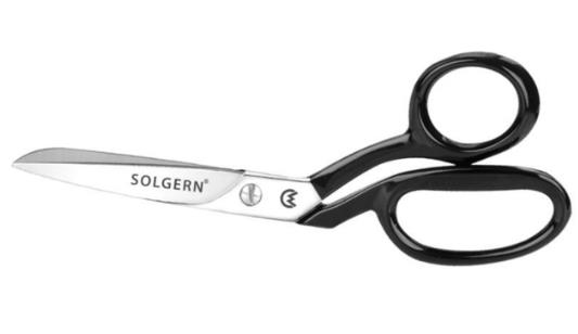 FDM Solgern Siyah Saplı Yatık Regula Makası M-118 No:8 (20 cm)