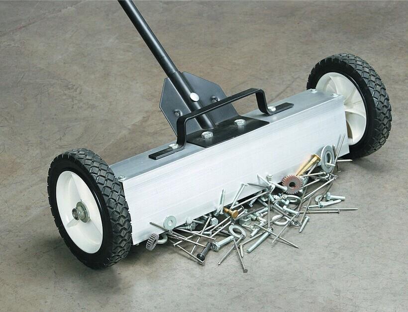 Fdm Tekerlekli Mıknatıslı Metal Toplayıcı Manyetik Süpürge (Büyük)