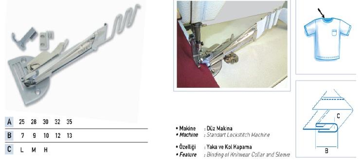 FDM Uma-09 Biye Tek Kıvırma Aparatı Düz 32x12 mm