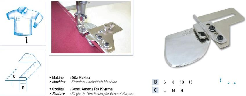 FDM Uma-251 Etek Kıvırma Aparatı 5 mm