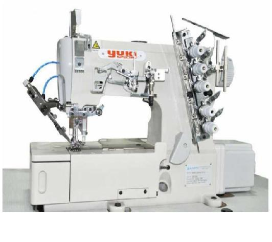 FDM Yuki WT6635-BBX356/FT/VDA/UTA Regulalı Reçme Dikiş Makinesi, Transportlu, İplik Kesicili, Direct Drive, Ayak Kaldırmalı, Kafadan Motorlu, Tabla ve Tekerlekli Ayak 