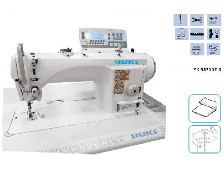 FDM Yuki YK-9870HDE-4 Düz Makine İplik Kesicili