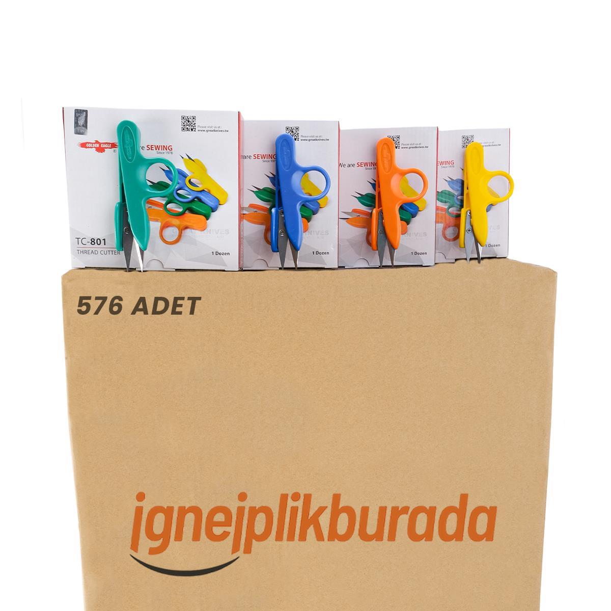 Golden Eagle Tc-801 İplik Temizleme Makası 1 Koli 576 Adet