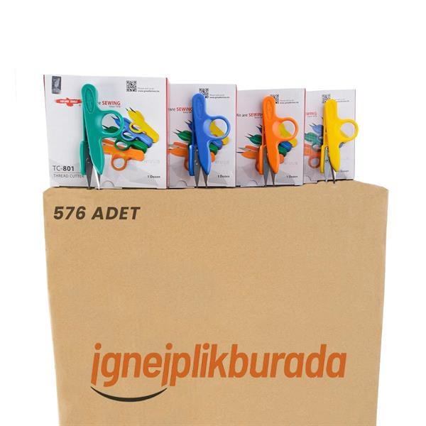 Golden Eagle Tc-801 İplik Temizleme Makası 1 Koli 576 Adet