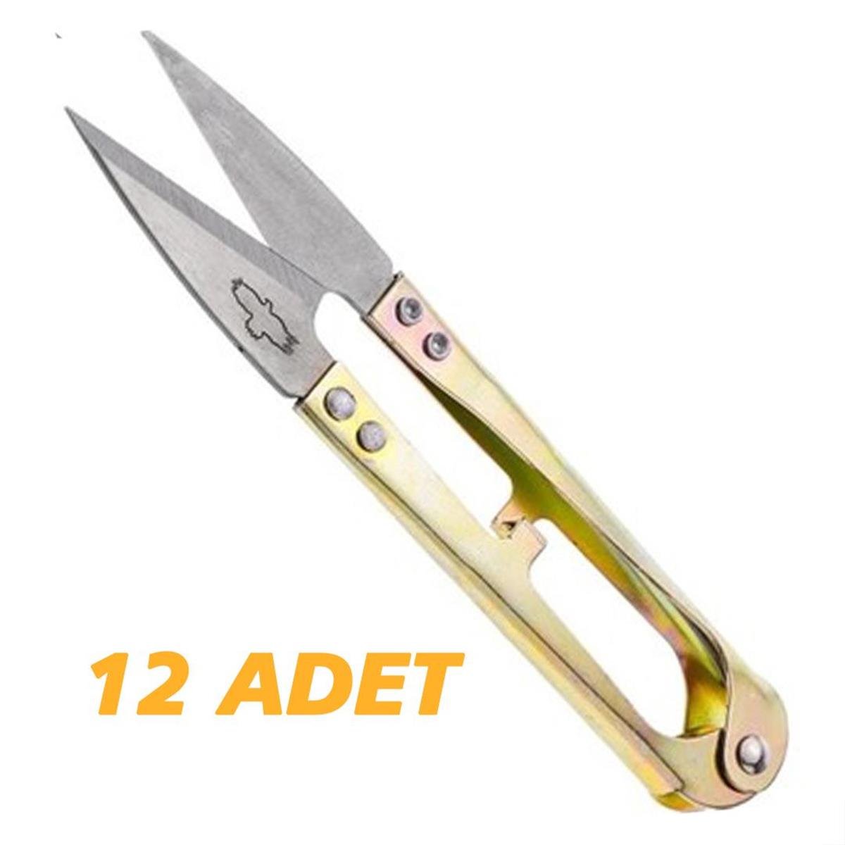 Golden Eagle Tc-805 İplik Temizleme Makası Metal 12adet