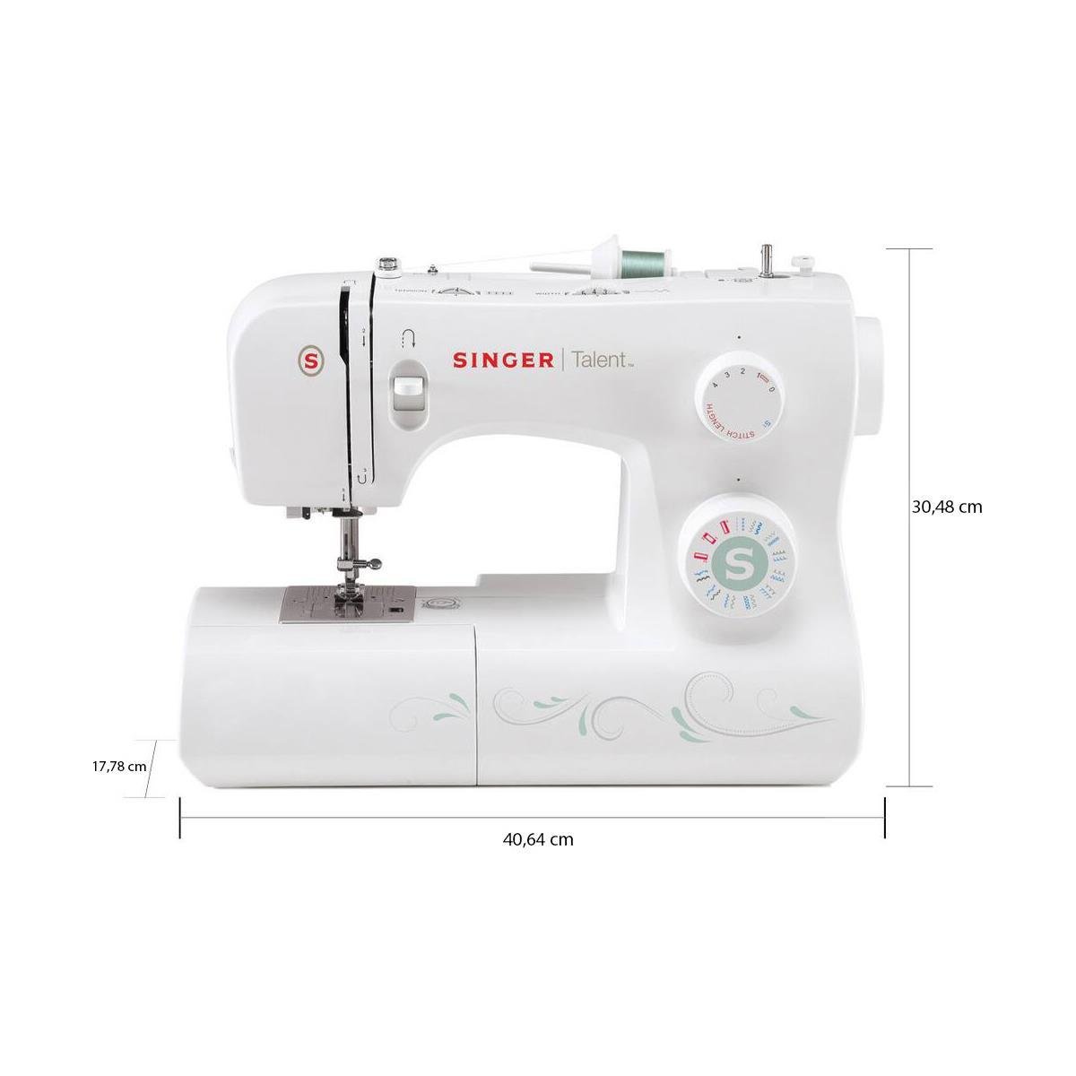 Singer Talent 3321 Dikiş Makinesi | Ev Tipi Dikiş Makinesi | Aile Tipi Dikiş Makinesi | 21 Değişik Dikiş Ve Desen|6mm Zigzak Genişliği