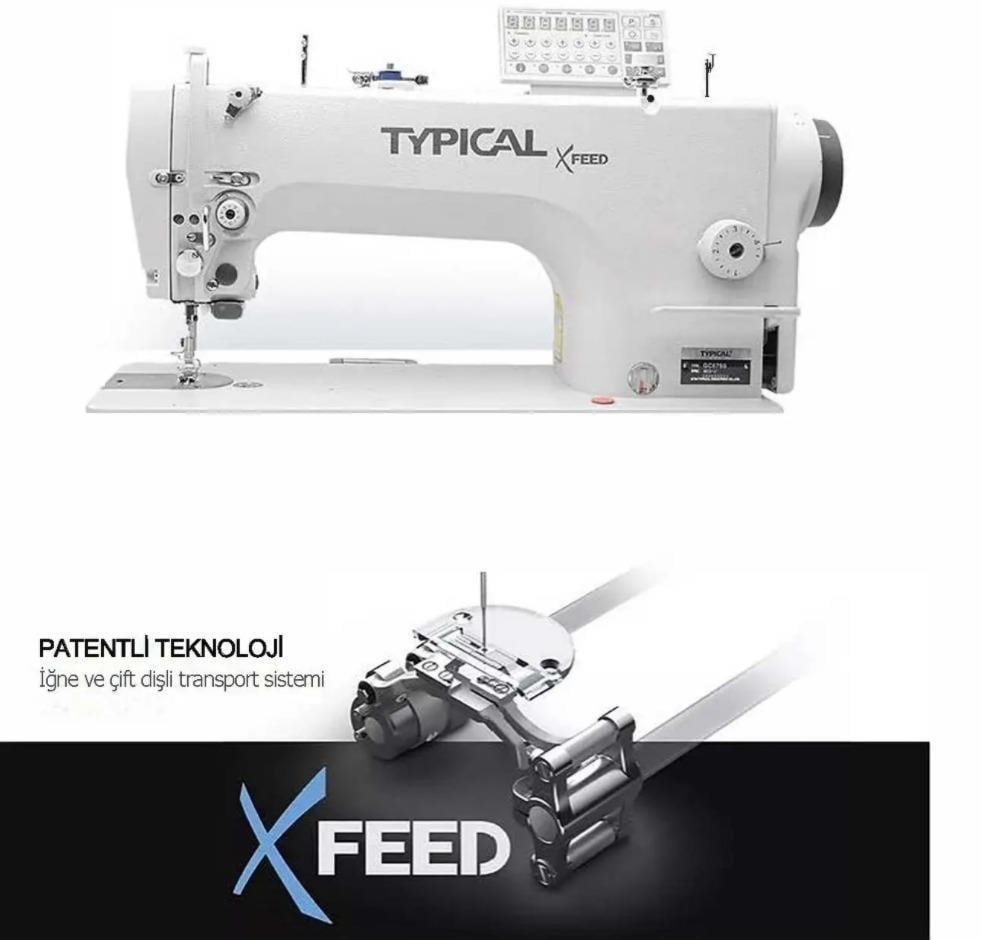 Typical GC-6760-MD3 İğne Transportlu Düz Dikiş Makinesi