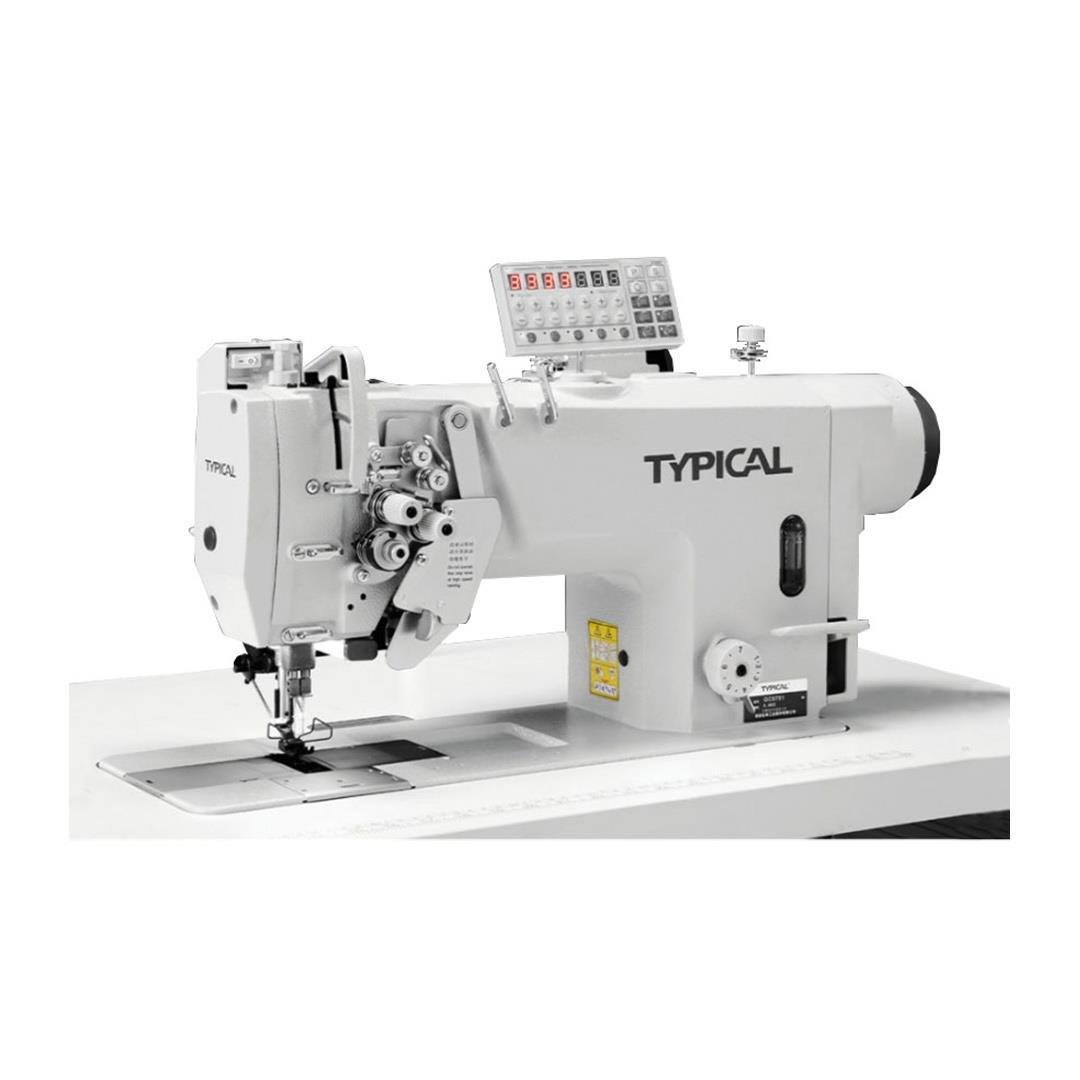 Typical GC-9750-MD3-ZD Transportlu Dik Bıçak Sitemli Çift İğne Makinesi