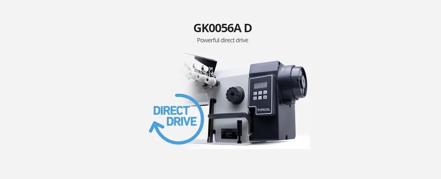 Typical GK-0056A-D1 Mekanik Çift İğne Zincir Dikiş Makinesi, Direct Drive, Çift İğne, Kafadan Motorlu, Mekanik