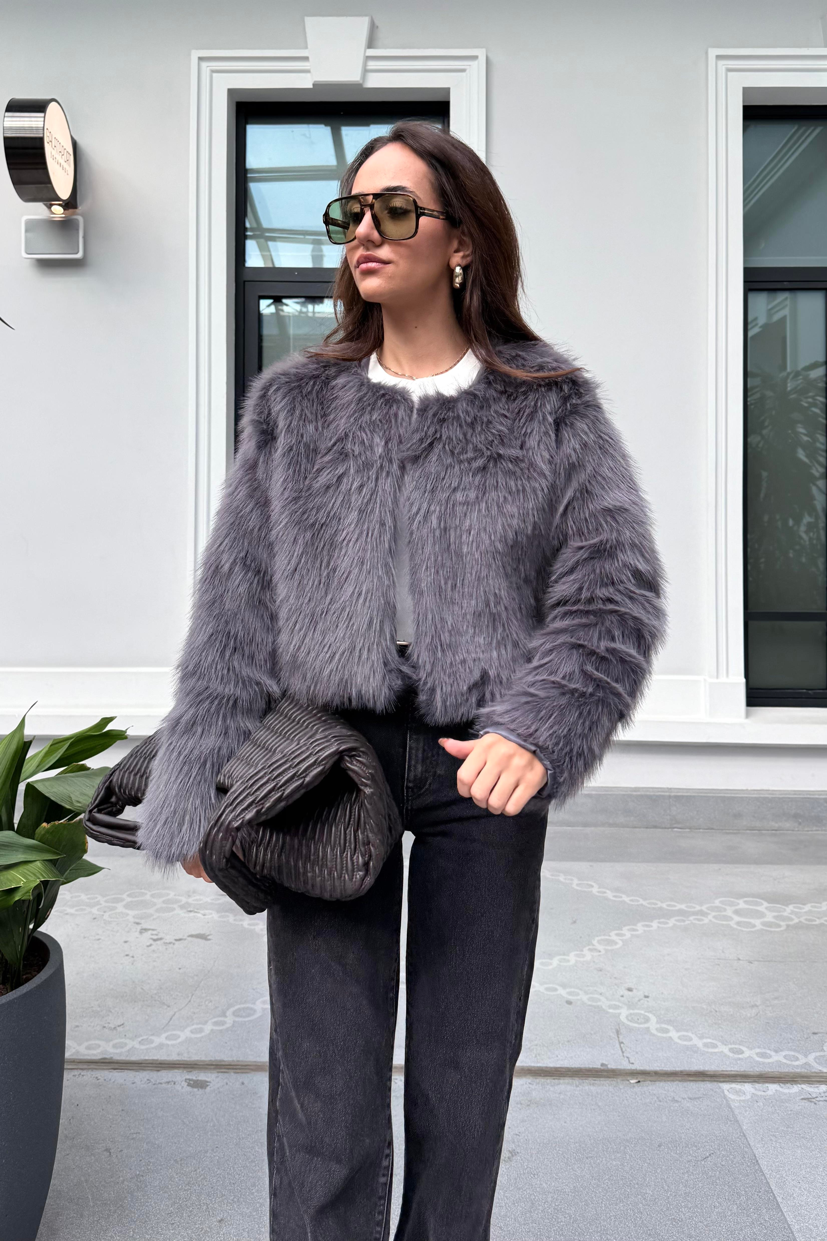 Antarsit Premium Midi Kürk - Kadın Coats Modelleri - Nazliye Moda | Kadın Giyim Modası