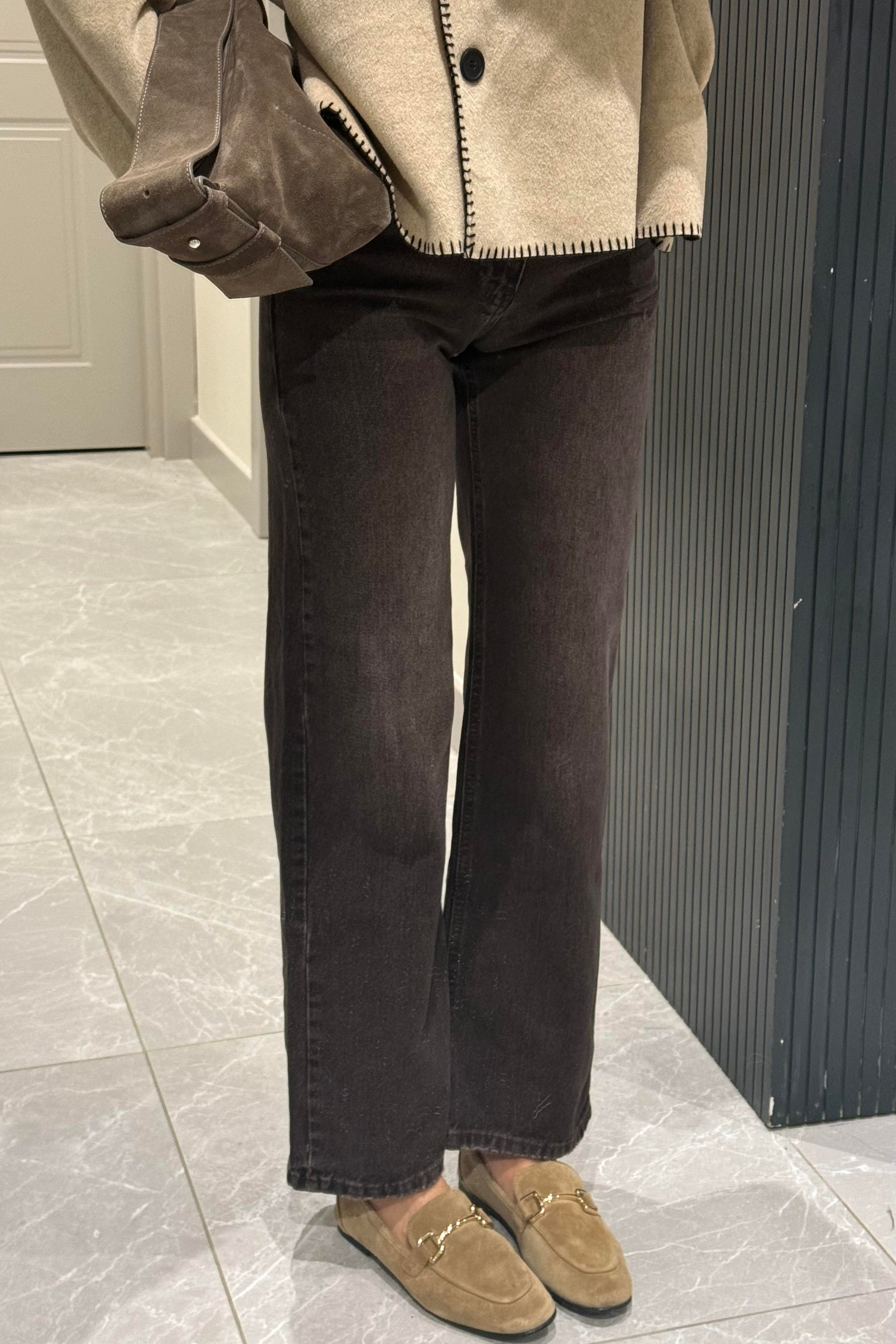 Eskitme Premium Staright Jean - Kadın Jean Modelleri - Nazliye Moda | Kadın Giyim Modası