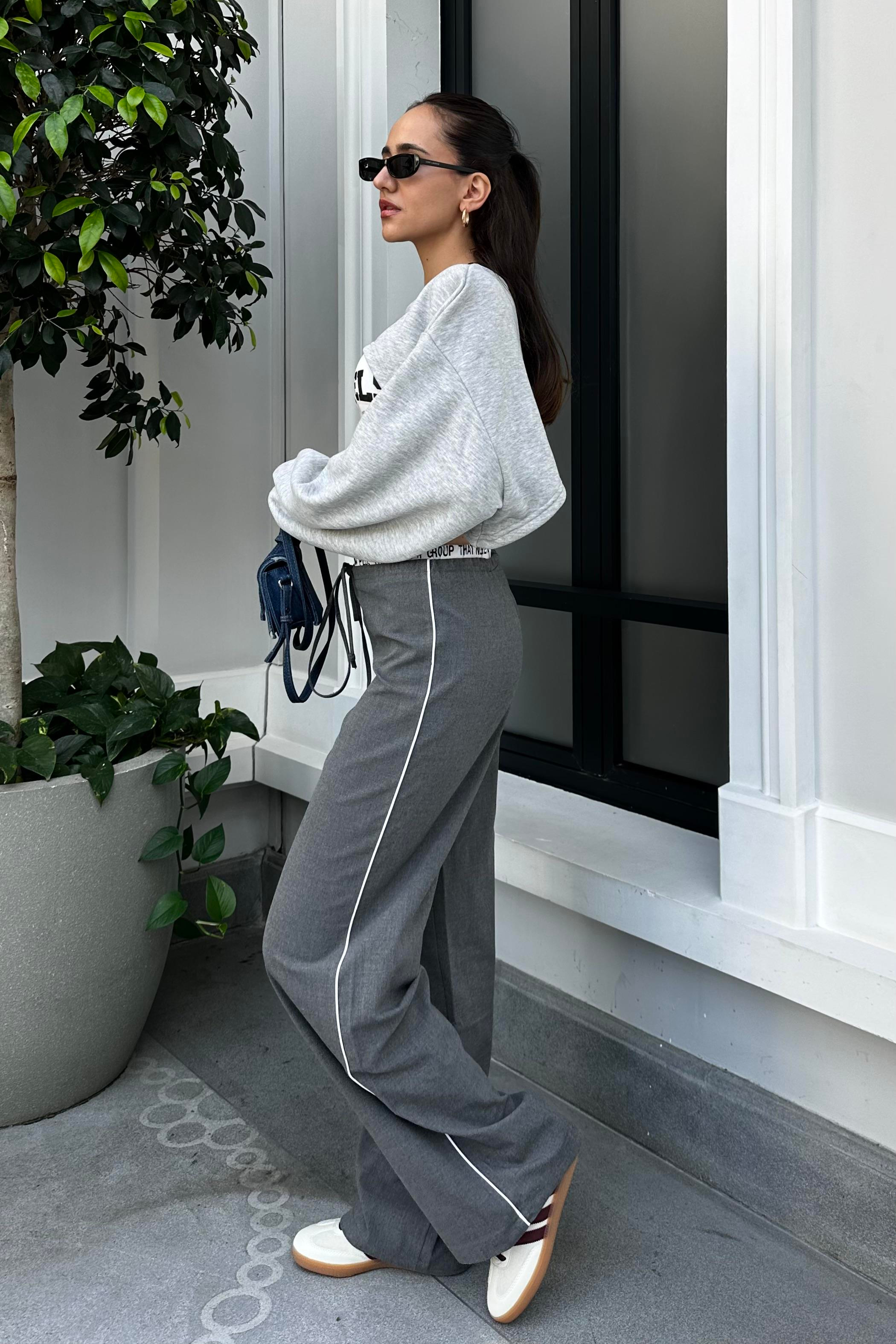 Fume Boxer Detail Trousers - Kadın Bottom Wear Modelleri - Nazliye Moda - Kadın Giyim Modası
