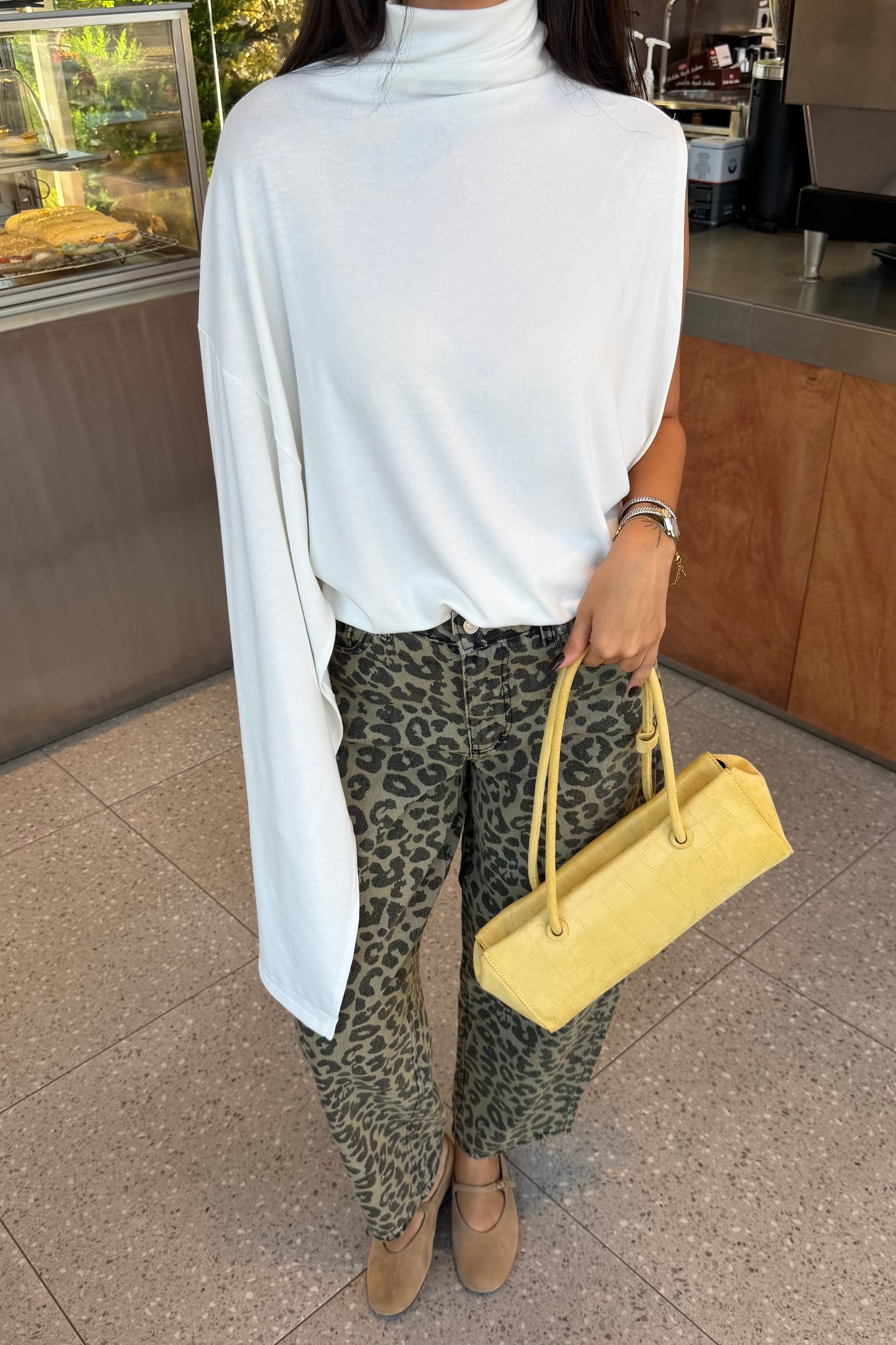 Kahve Barrel Leopar Jean - Kadın Pantolon Modelleri - Nazliye Moda | Kadın Giyim Modası