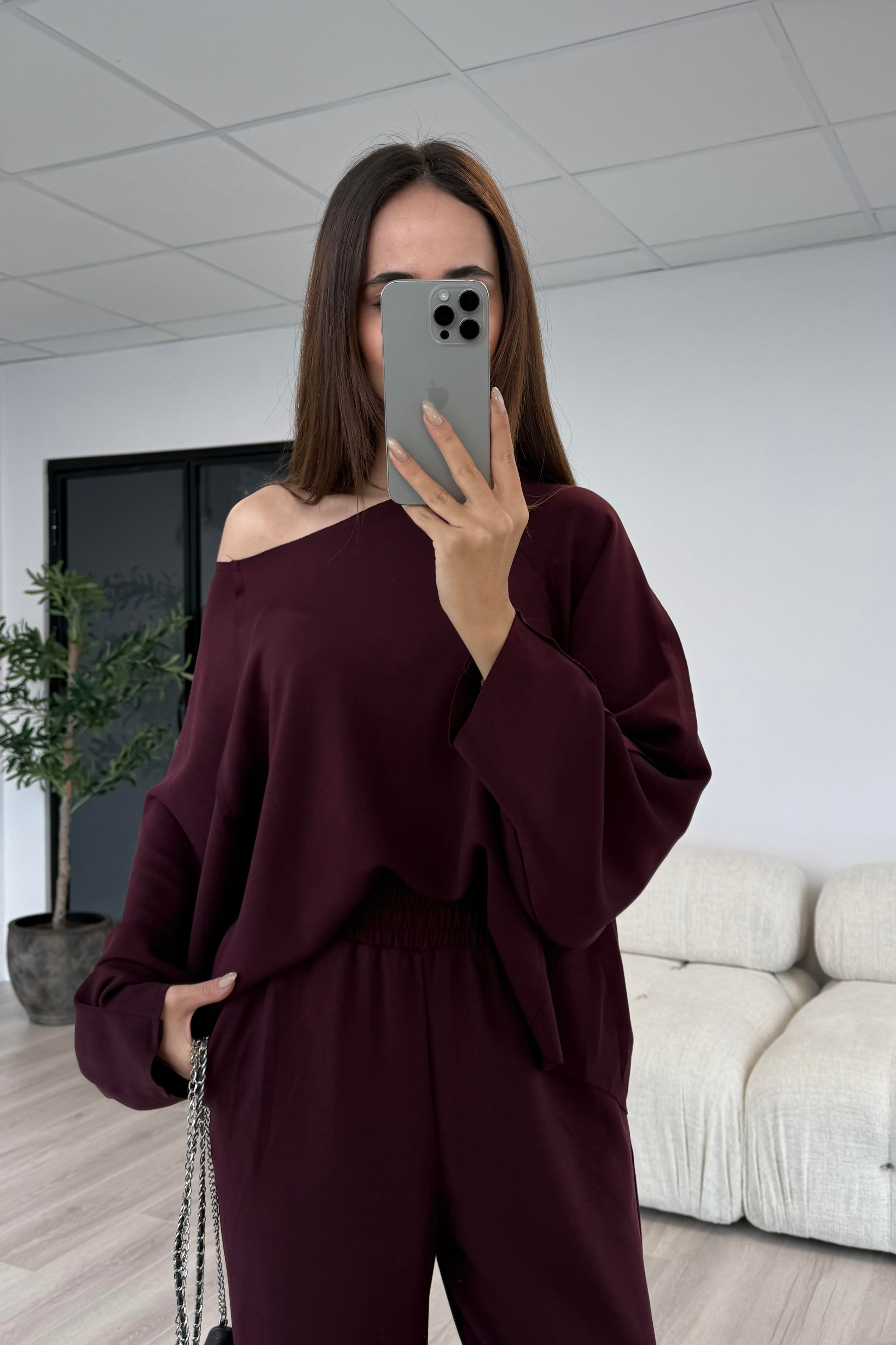 Mürdüm Premium Relax Takım - Kadın Takım Modelleri - Nazliye Moda | Kadın Giyim Modası