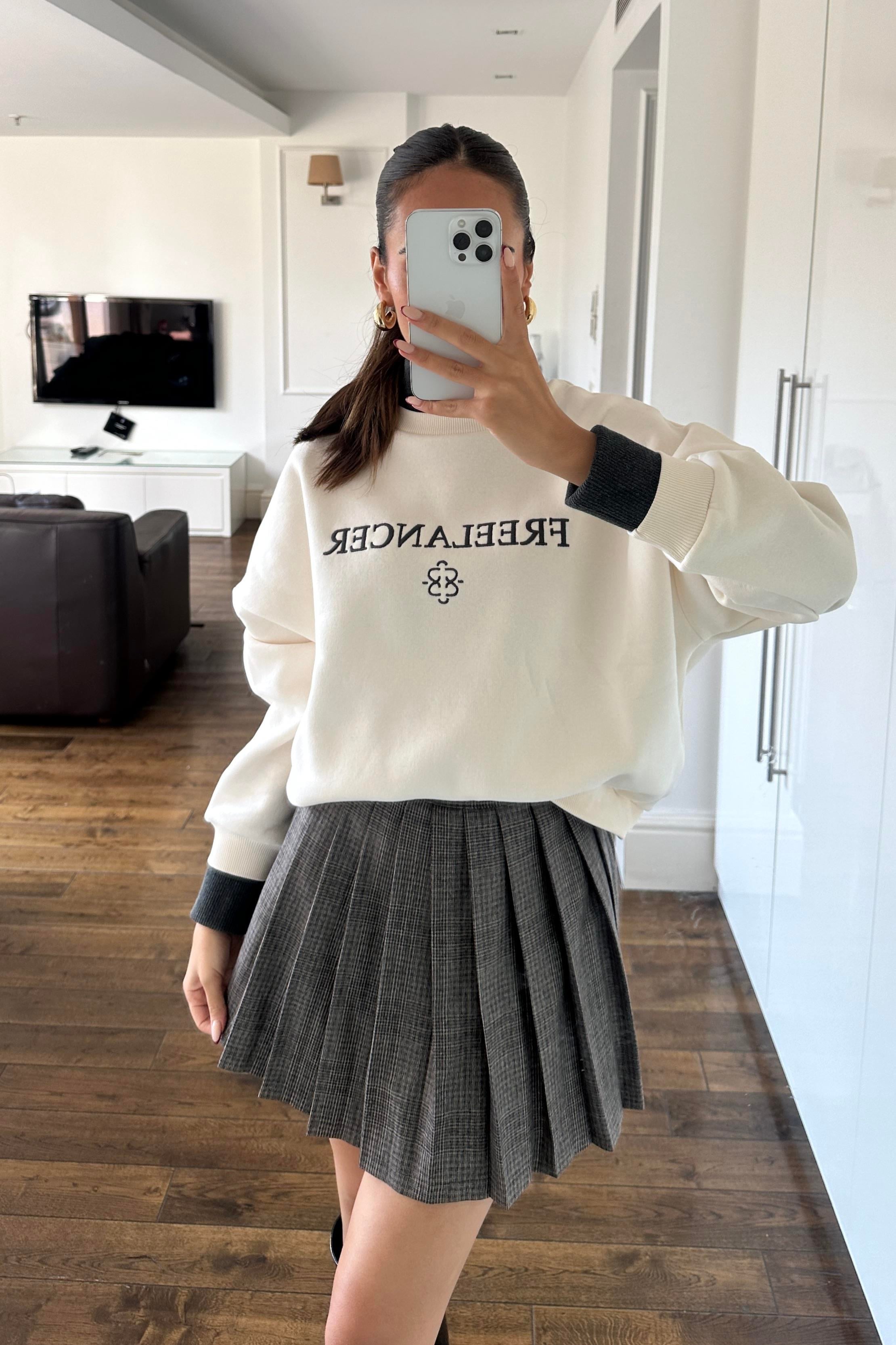 Pitikare Pileli Şort Etek - Kadın Etek Modelleri - Nazliye Moda | Kadın Giyim Modası