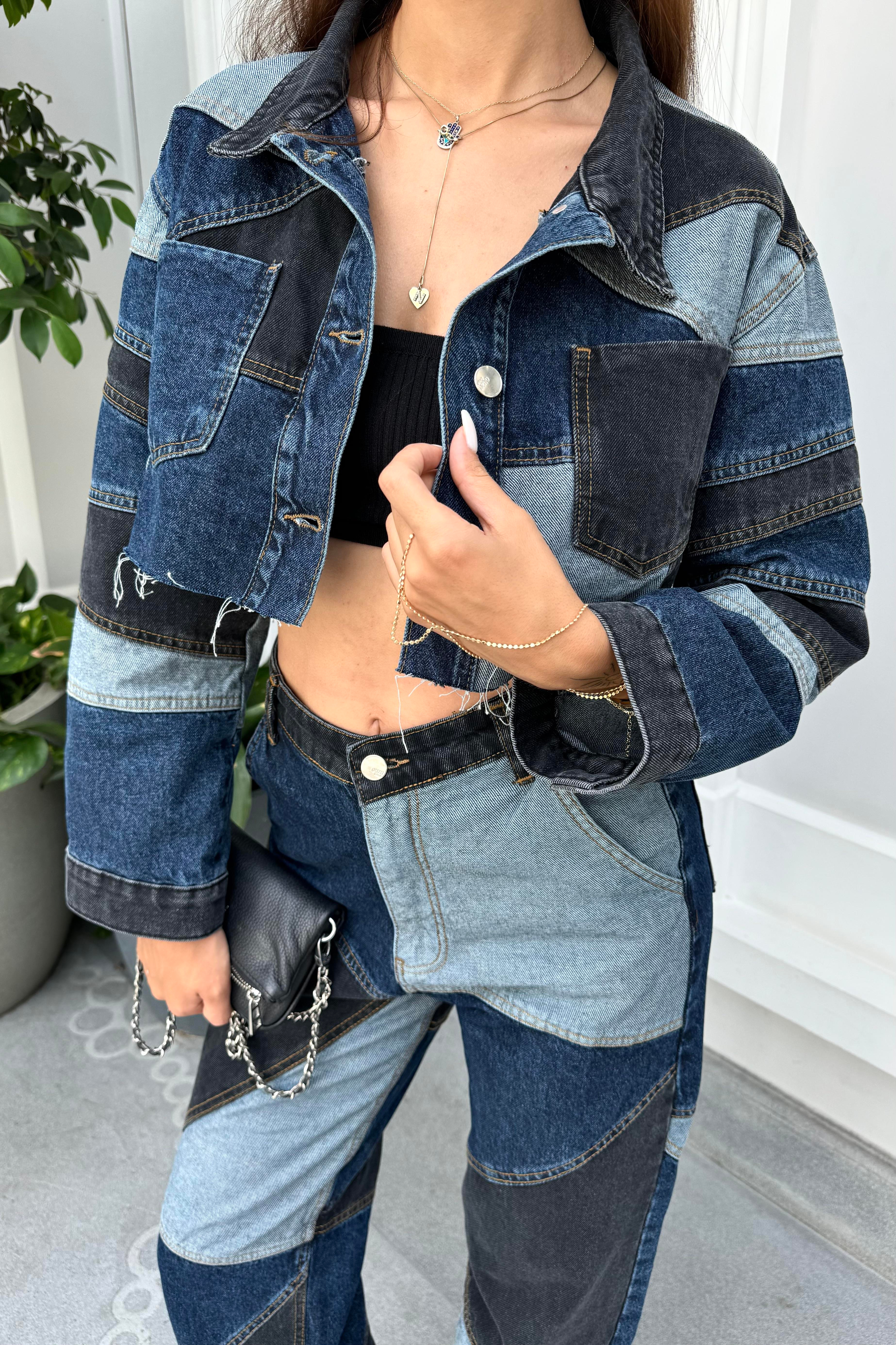 Tasarım Denim Ceket - Kadın Jackets Modelleri - Nazliye Moda | Kadın Giyim Modası