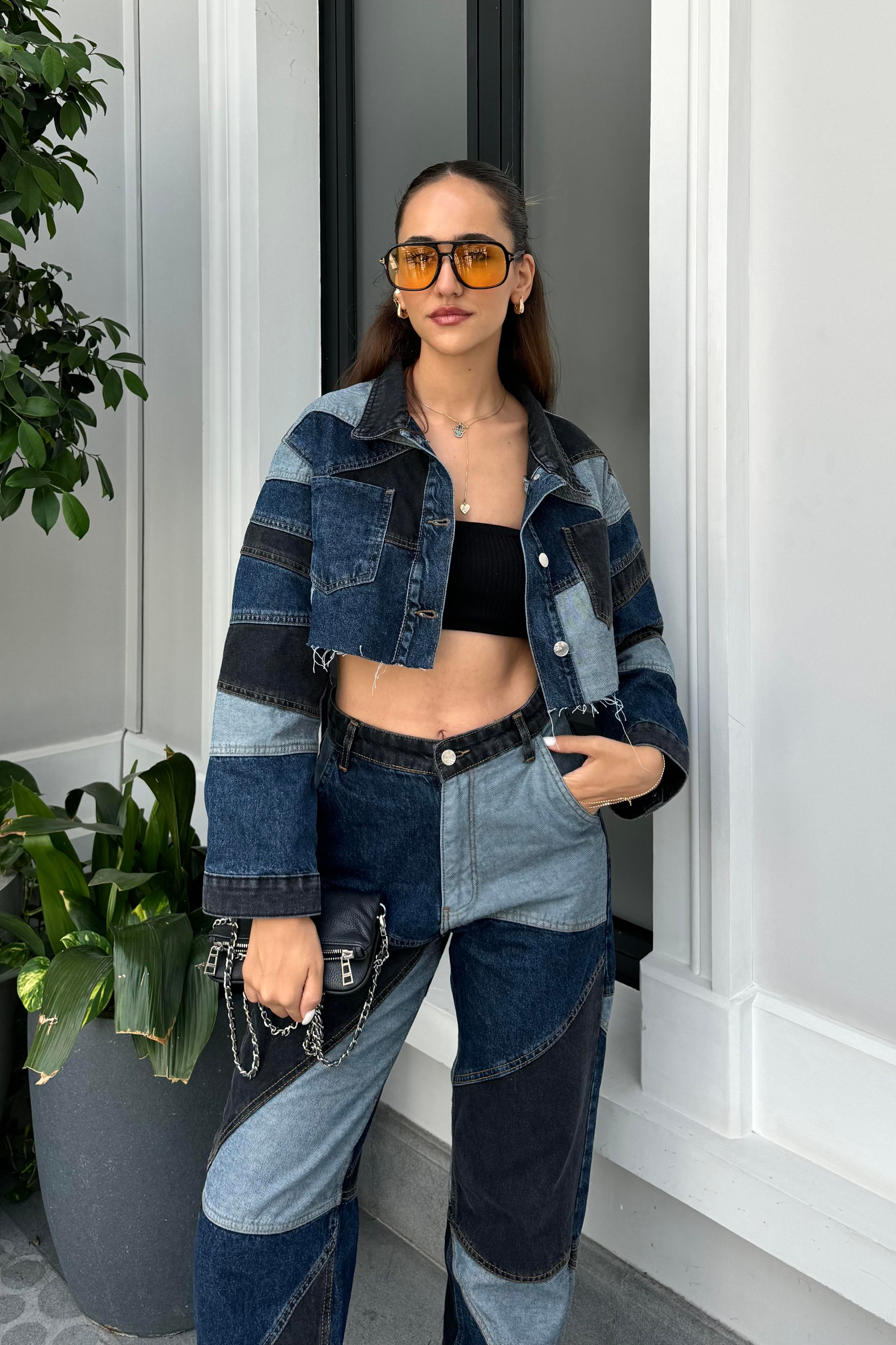Tasarım Denim Ceket - Kadın Jackets Modelleri - Nazliye Moda | Kadın Giyim Modası
