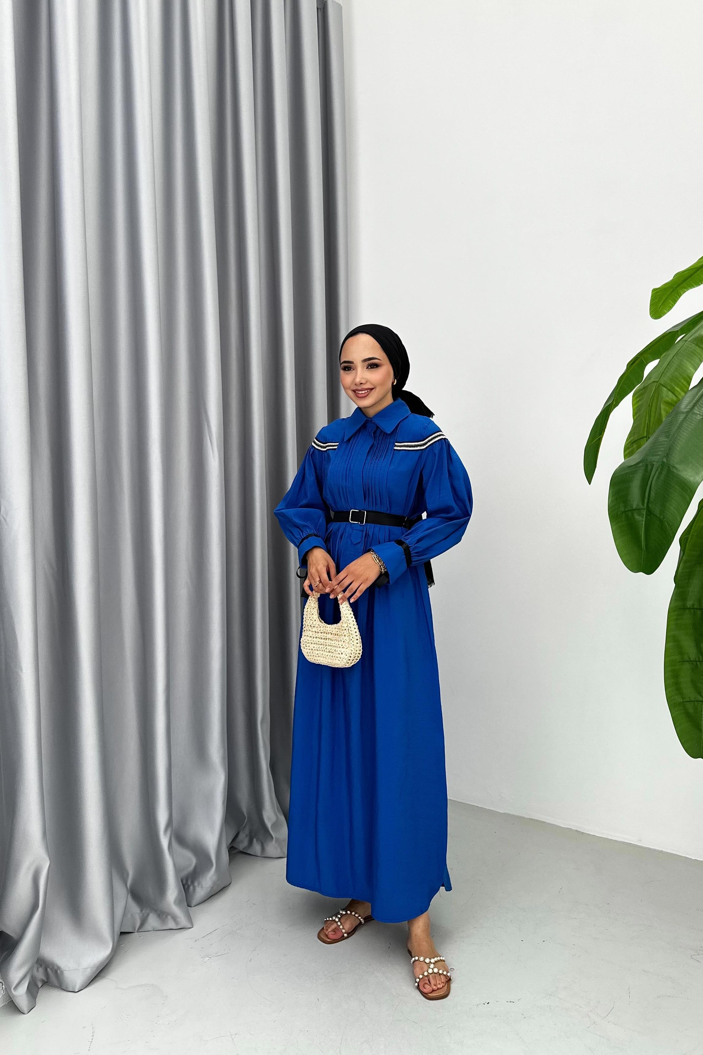 ALURE ELBİSE - MAVİ