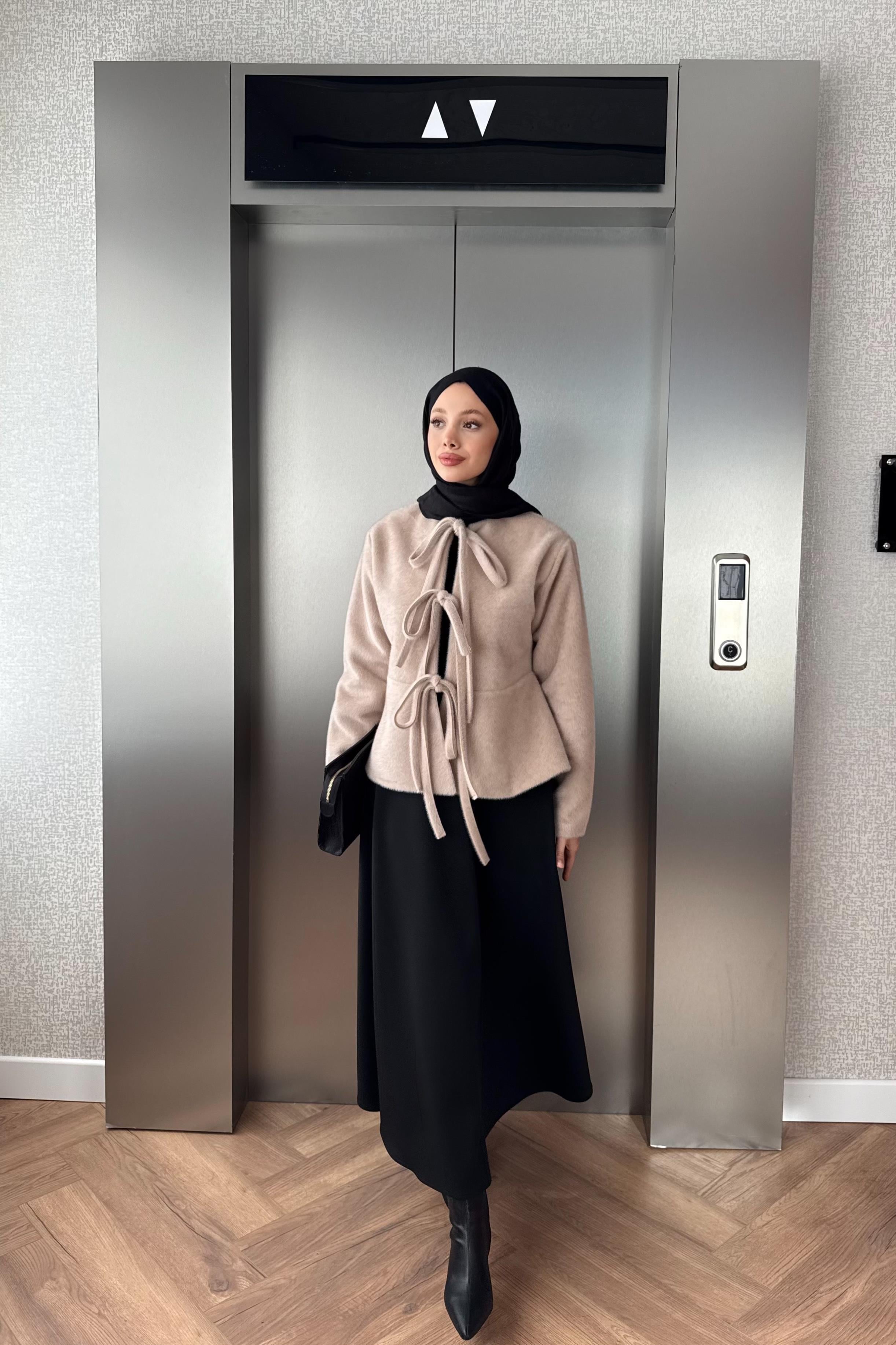 Bağlamalı Goldfox Ceket - Taş