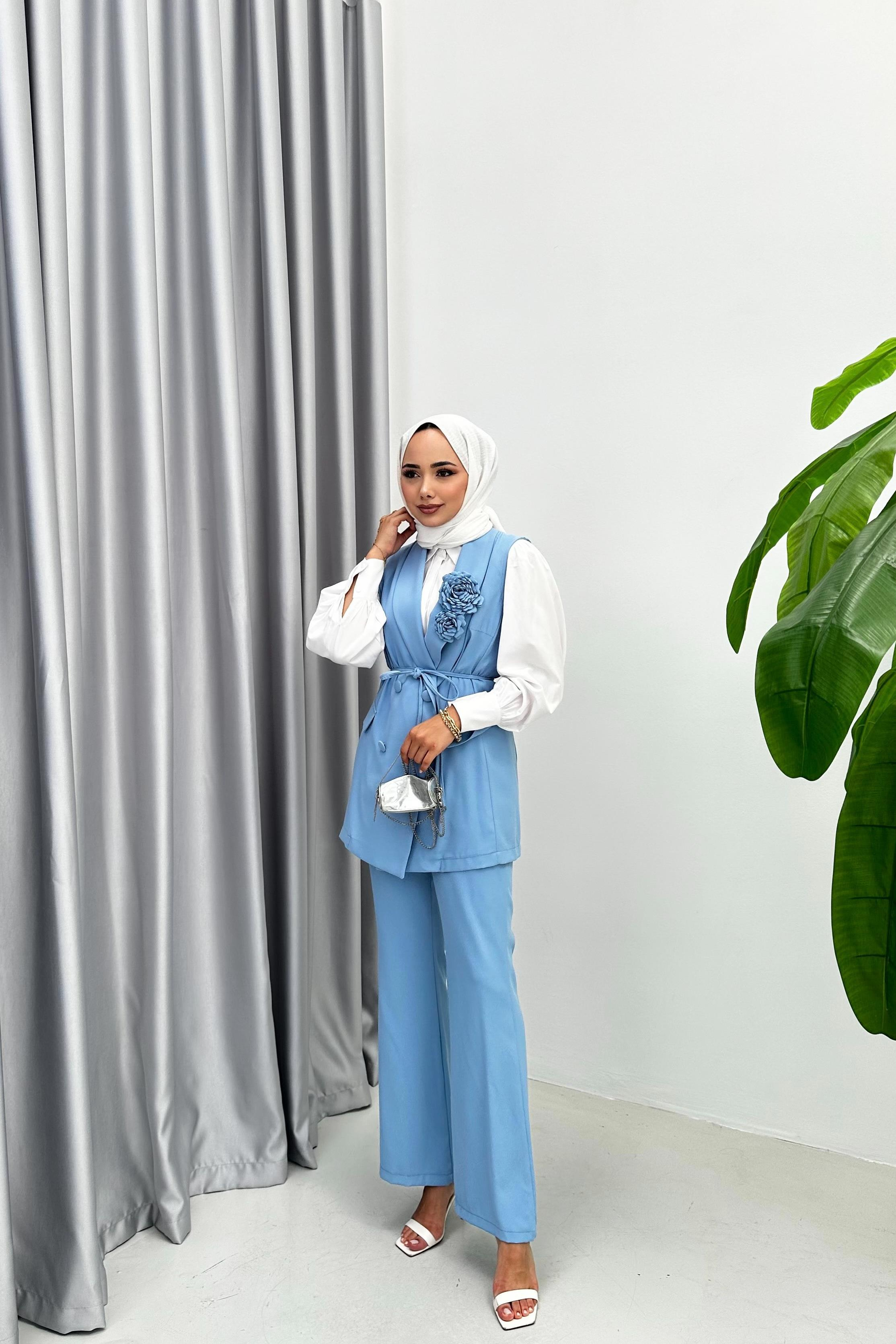 BASİC YELEK TAKIM - MAVİ