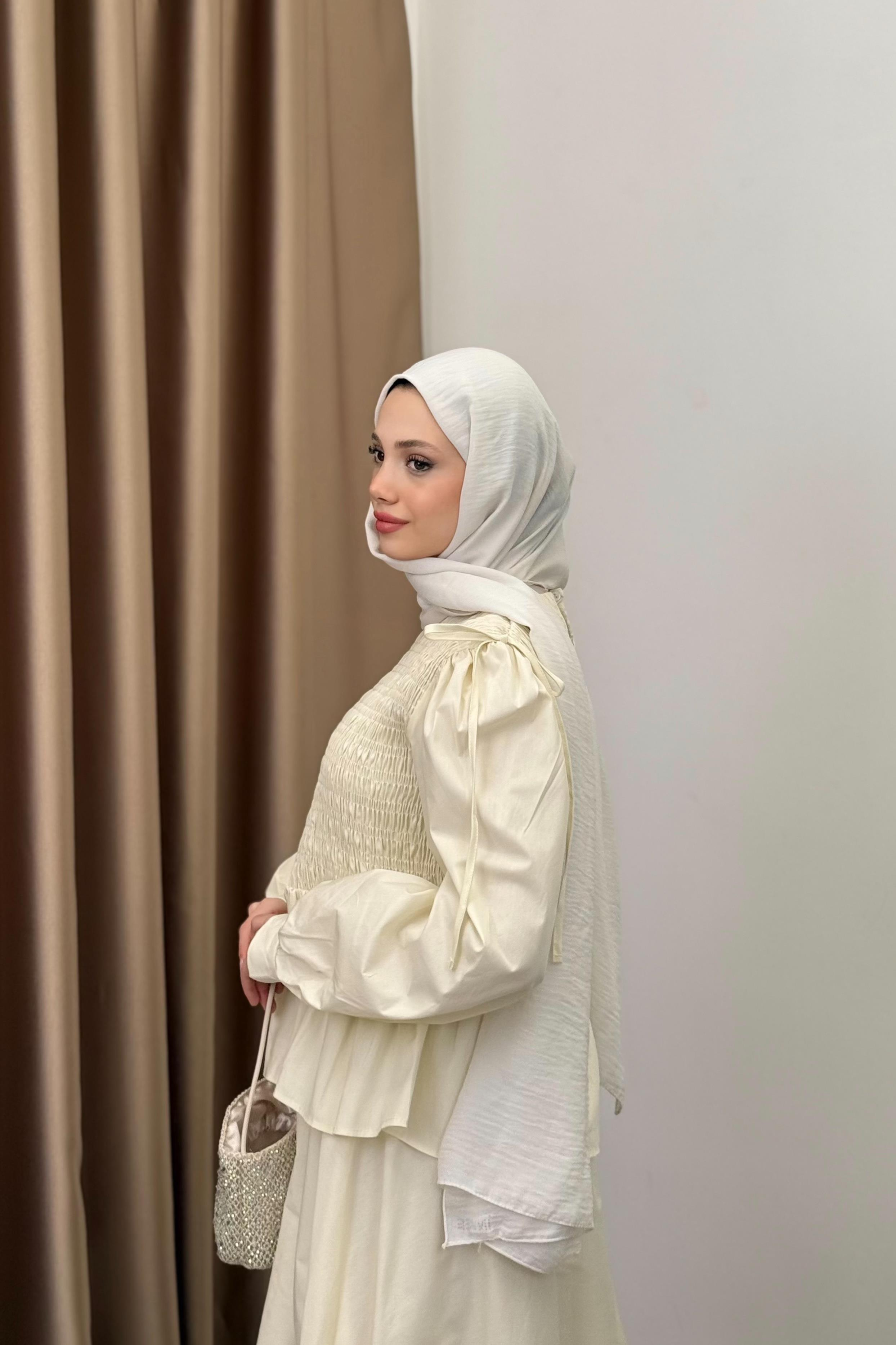 Gipe Detaylı Etekli Takım - Taş