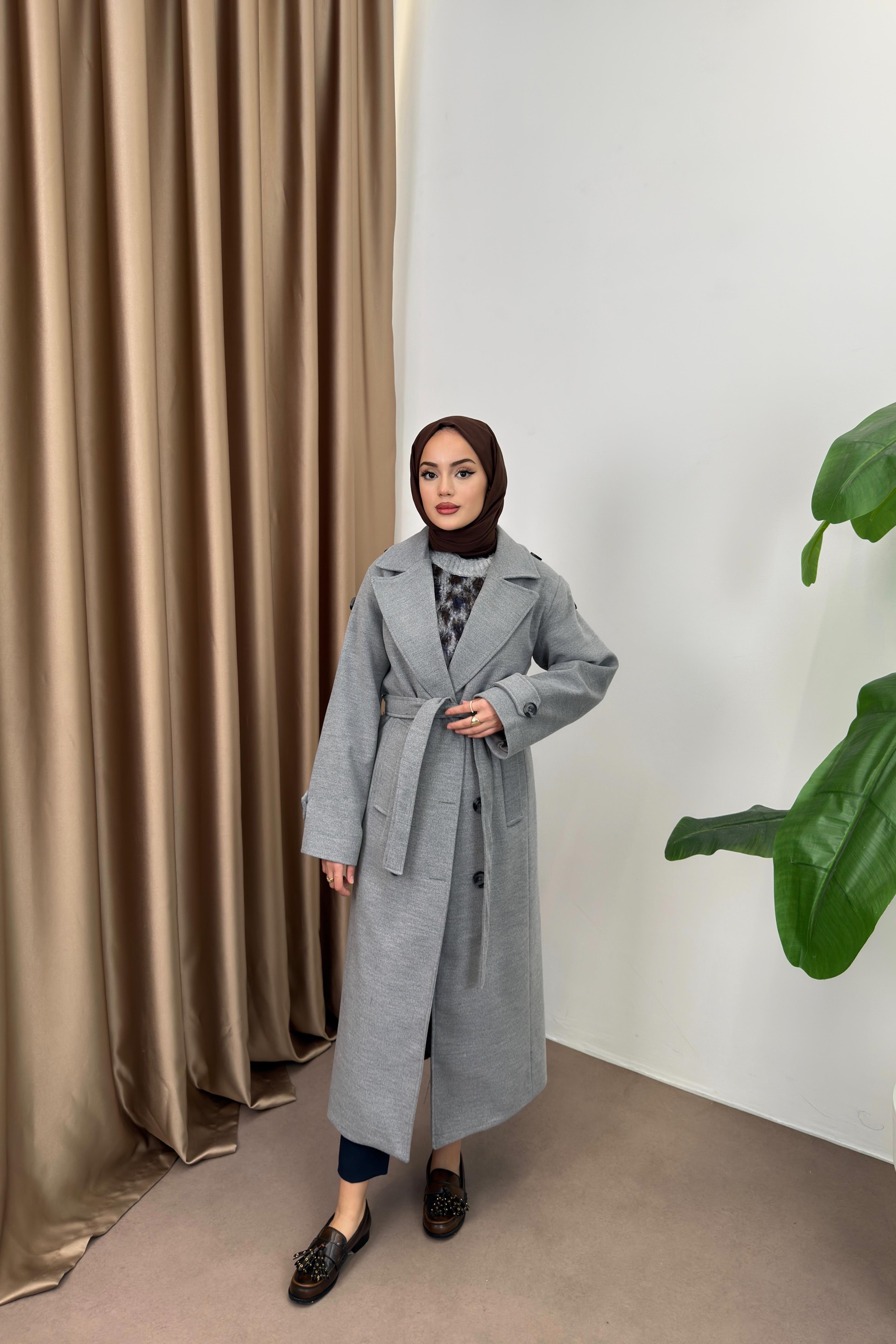 Kaşe Kaban - GRİ