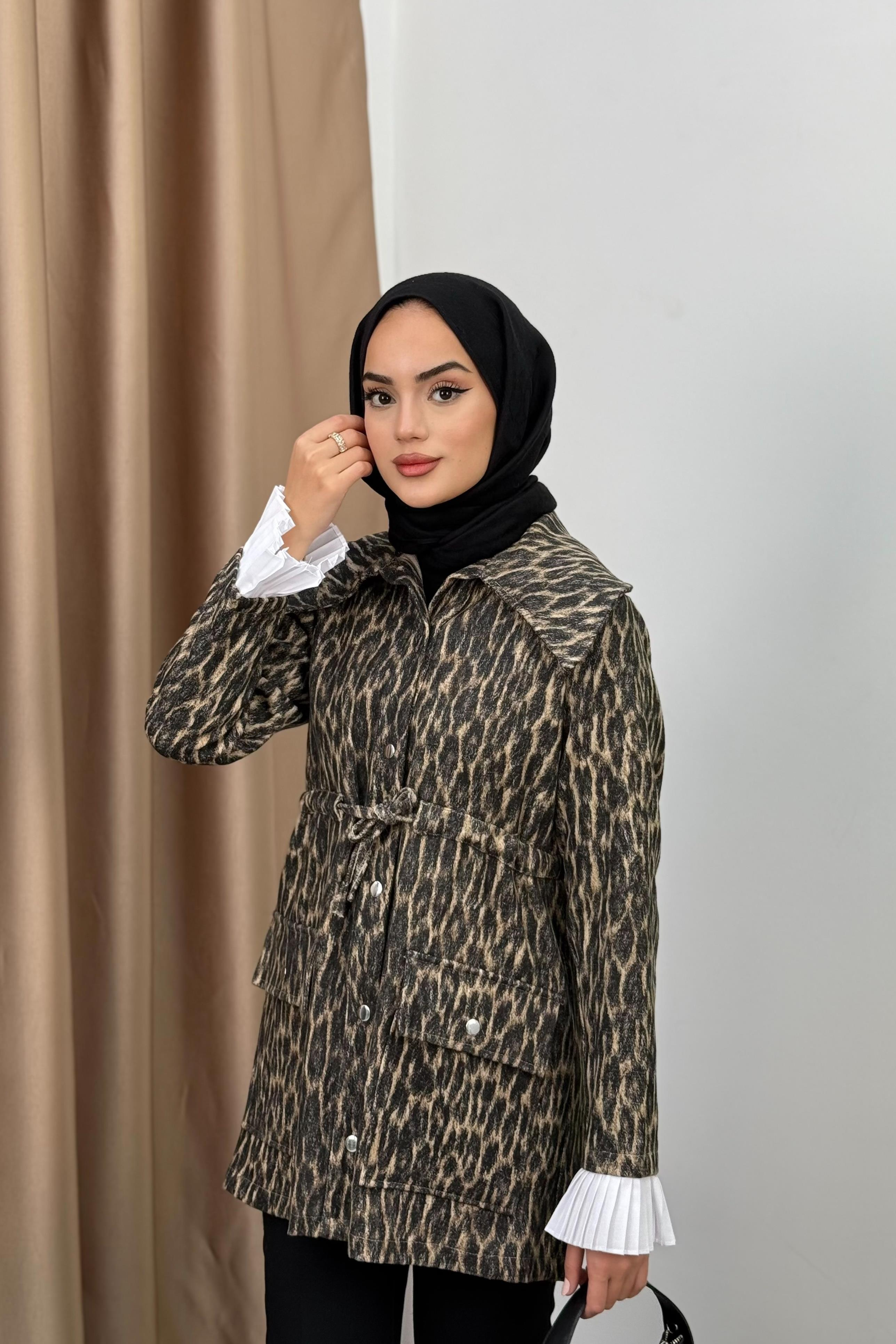 Leopar Ceket - SİYAH