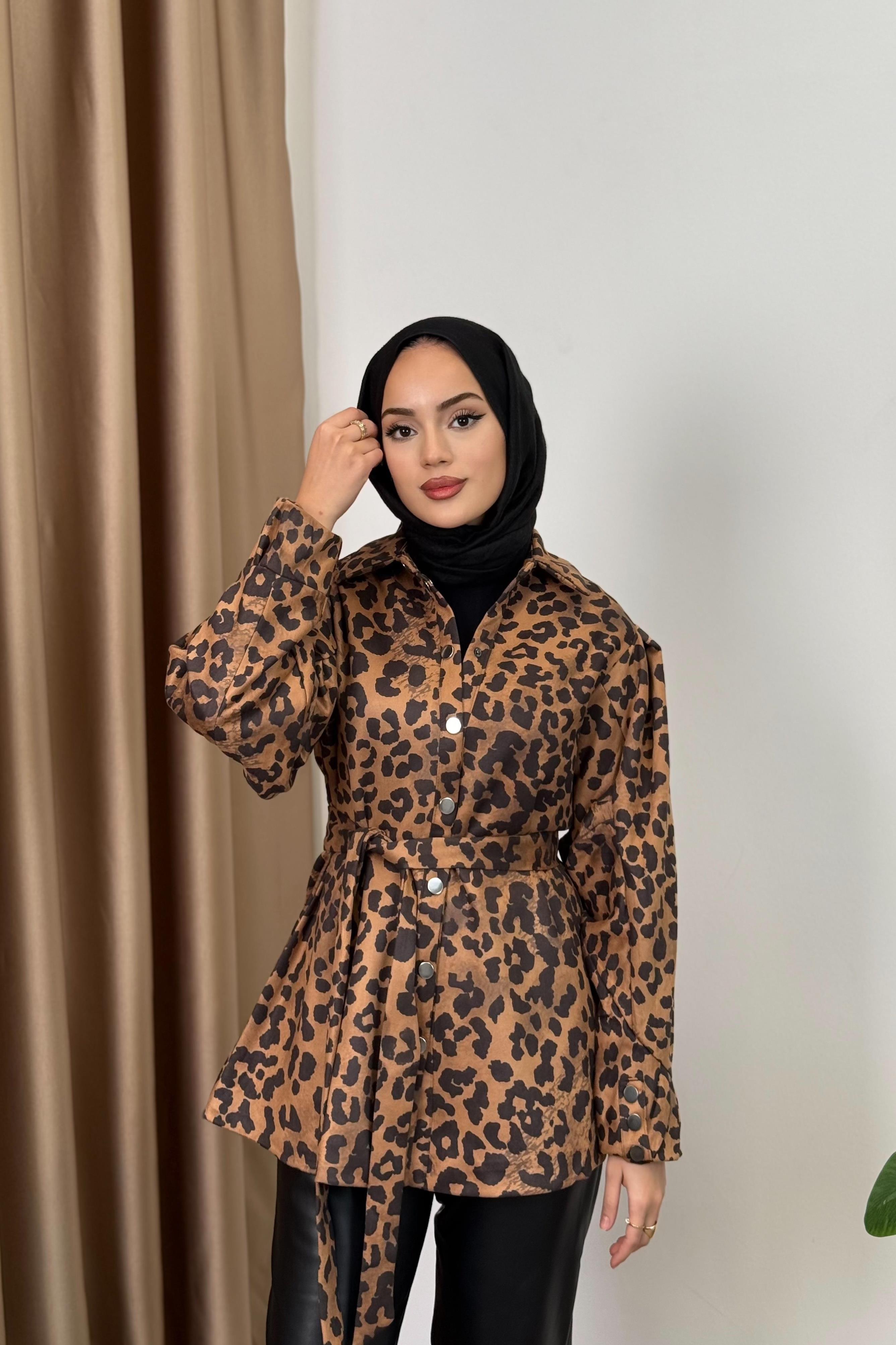 Mery Leopar Ceket - TABA