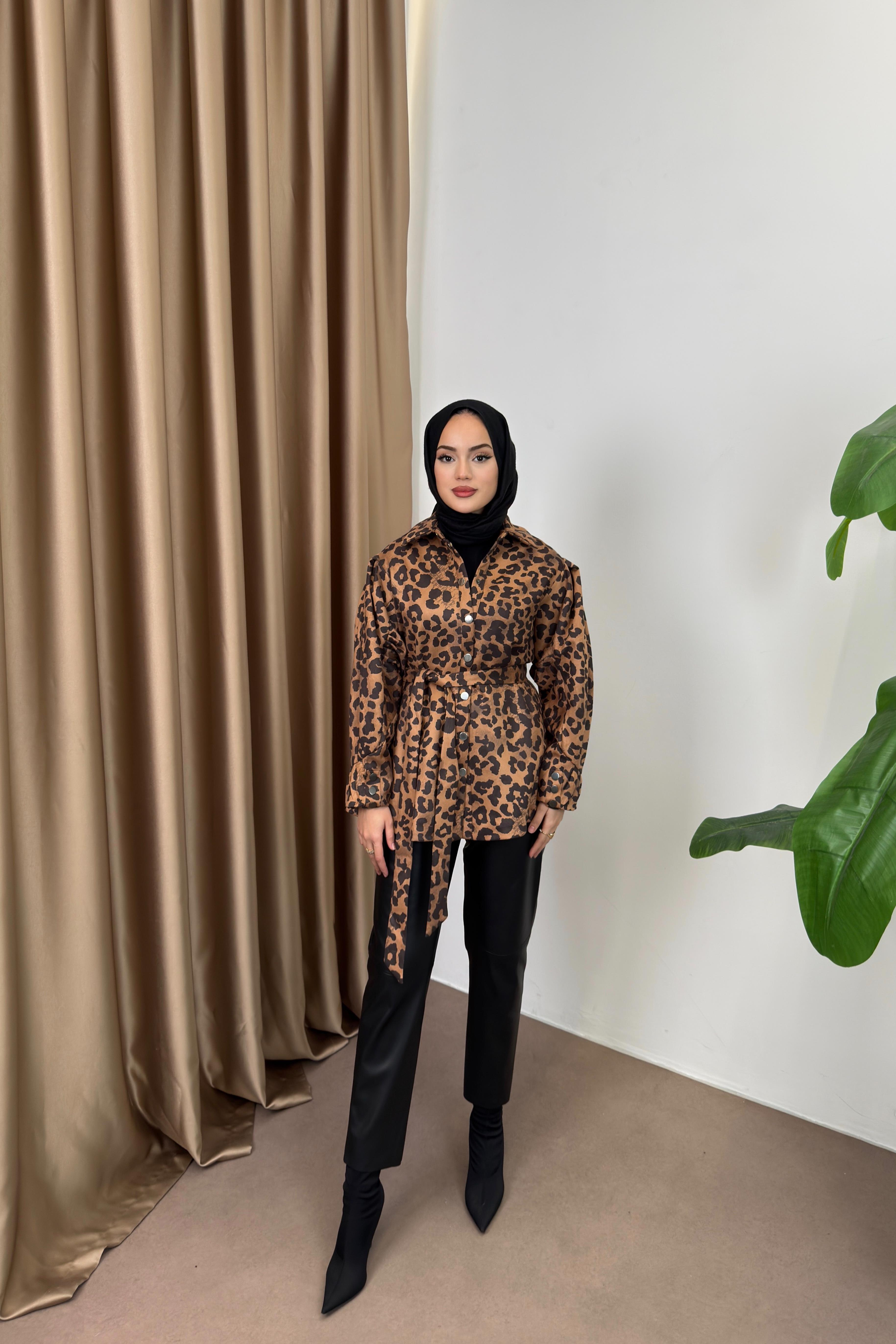 Mery Leopar Ceket - TABA