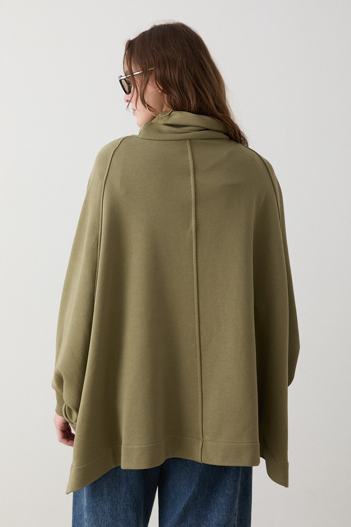 Yarasa Kol Sweatshirt - Haki
