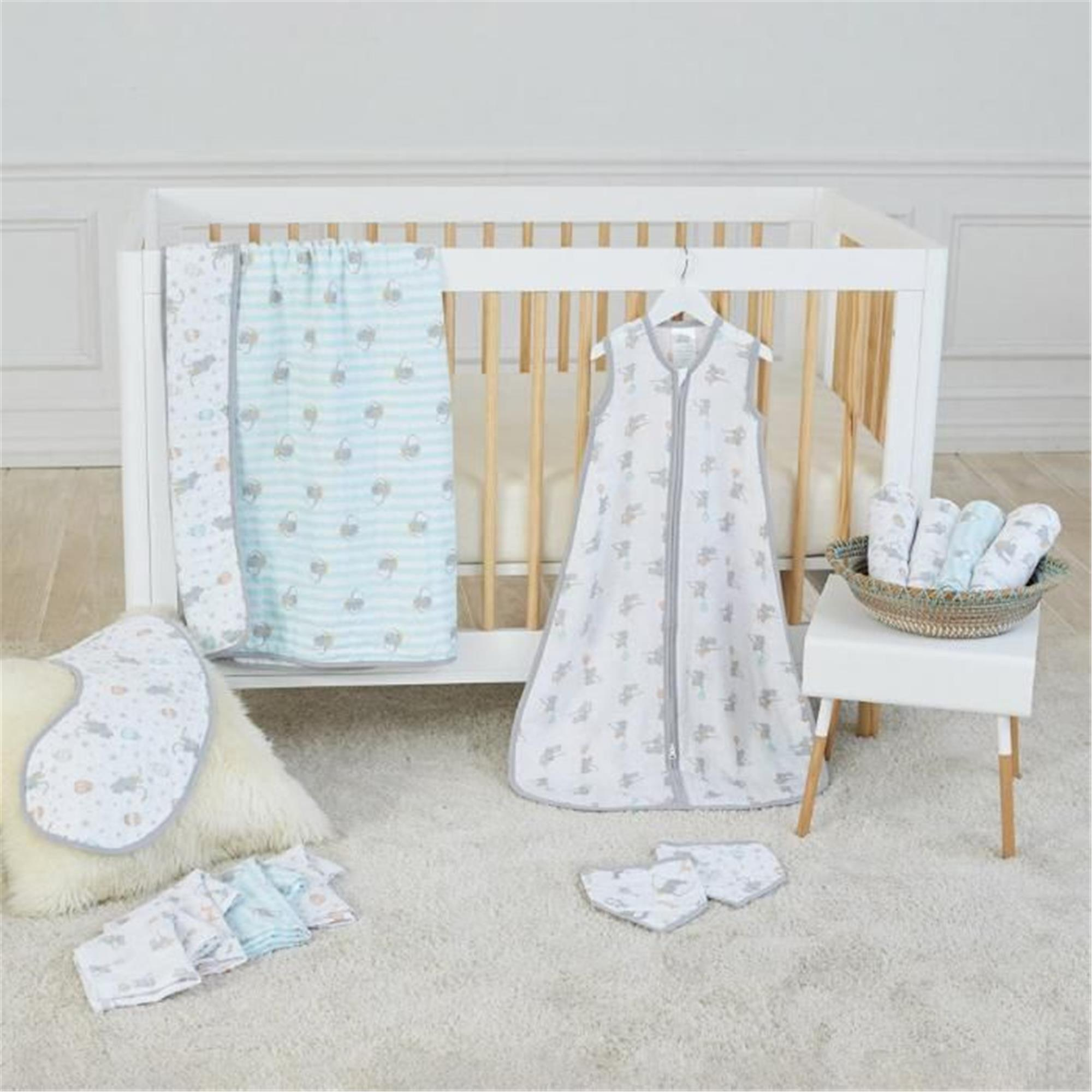 Aden & Anais - Dumbo New Heights Pamuklu Kundak Örtüsü 4'lü Set