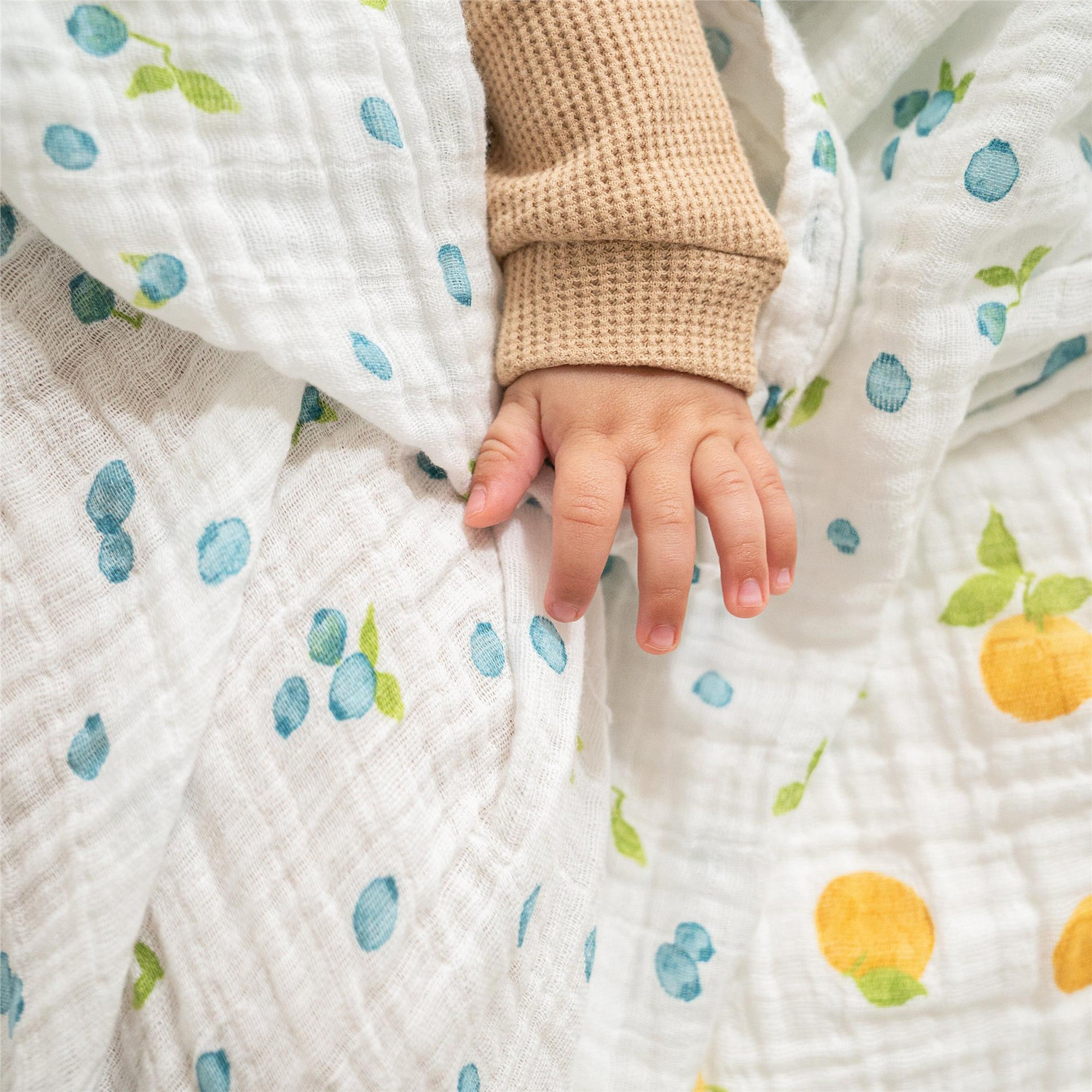 Aden & Anais - Fresh Fruit 2'li Organik Pamuklu Müslin Set