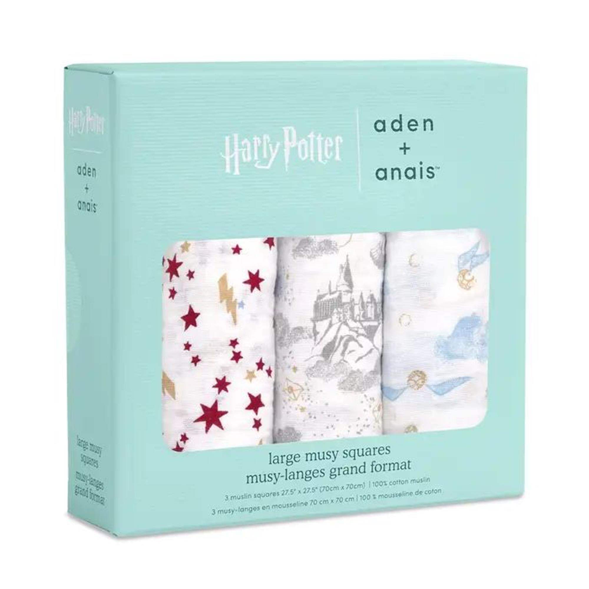 Aden & Anais - Harry Potter™ Iconic 3'lü Müslin Set