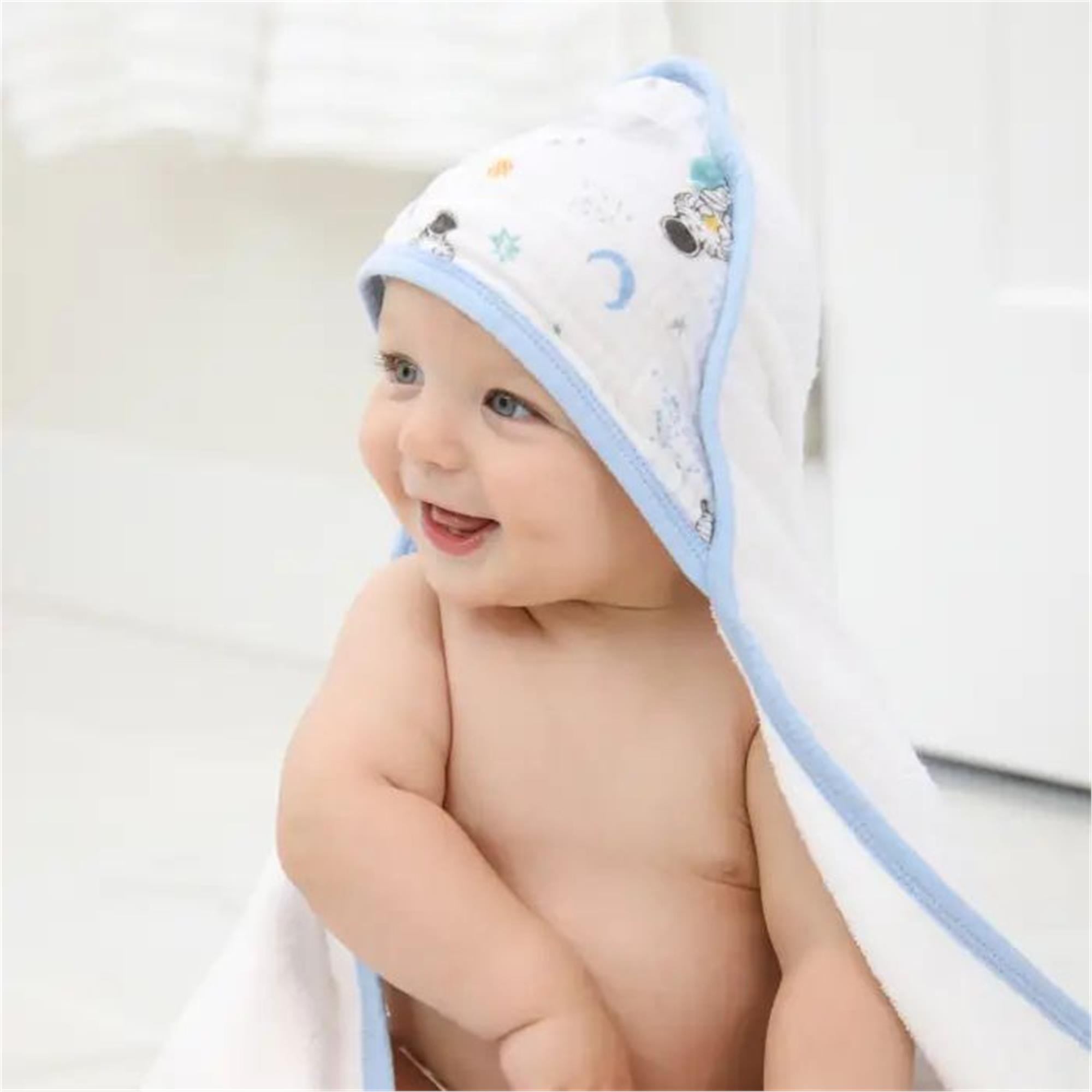 Aden & Anais - Space Explorers Şapkalı Banyo Havlusu 2'li Set