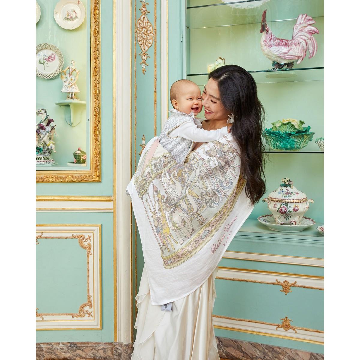 Atelier Choux Paris - Carousel Pink Battaniye